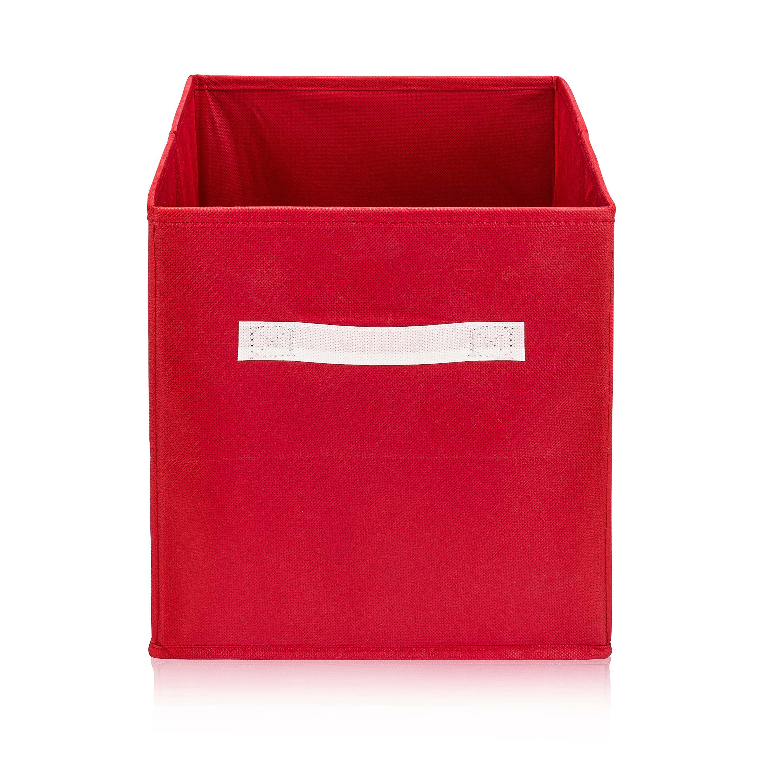 Luv Color Rainbow Bins For Organization Set Of Six Cube Storage Bins 10.5 X 10.5 Storage Bins For Bedroom Organization Cubby Sto