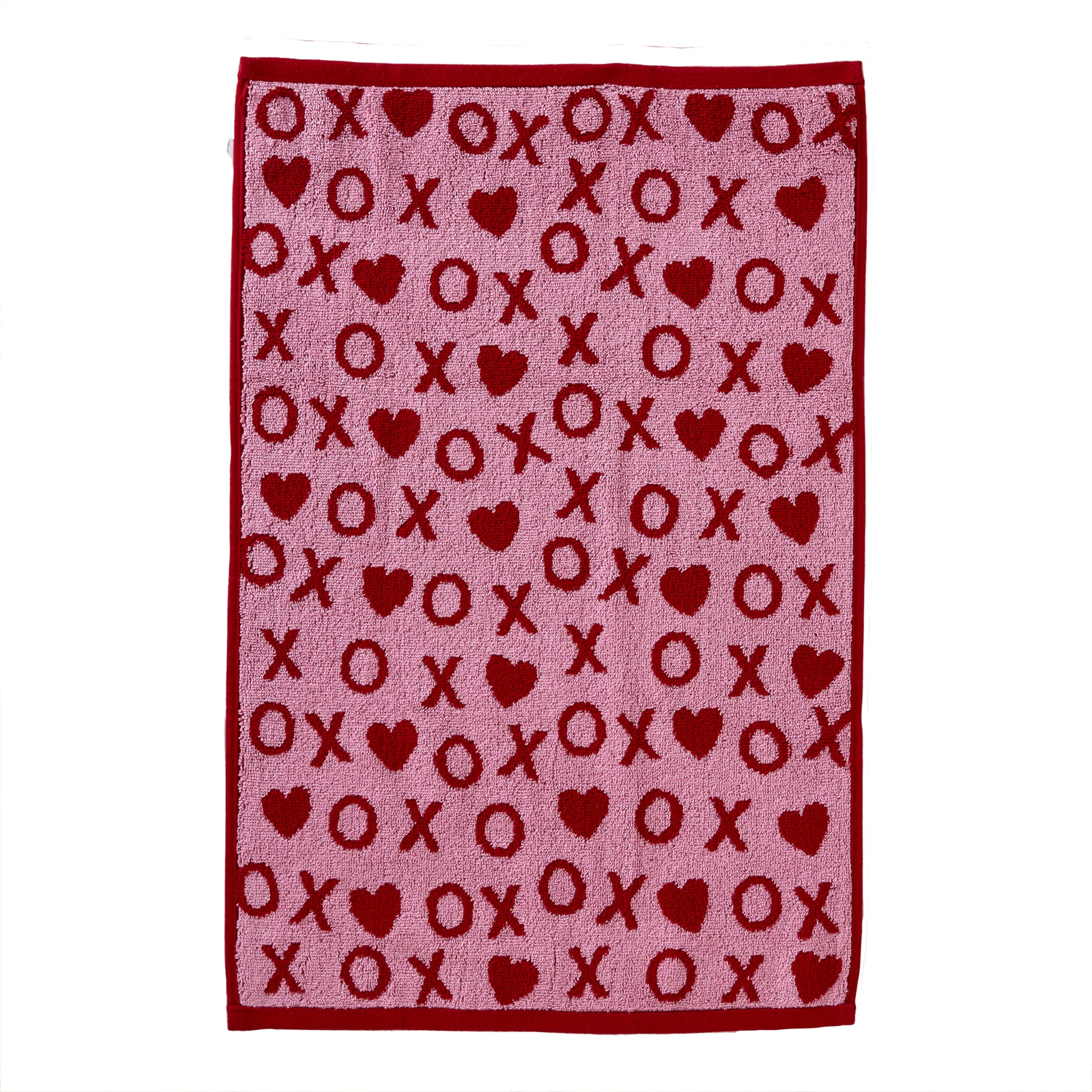 Skl Home Valentine'S Day Xs And Os Hand Towel Set, 2 Count
