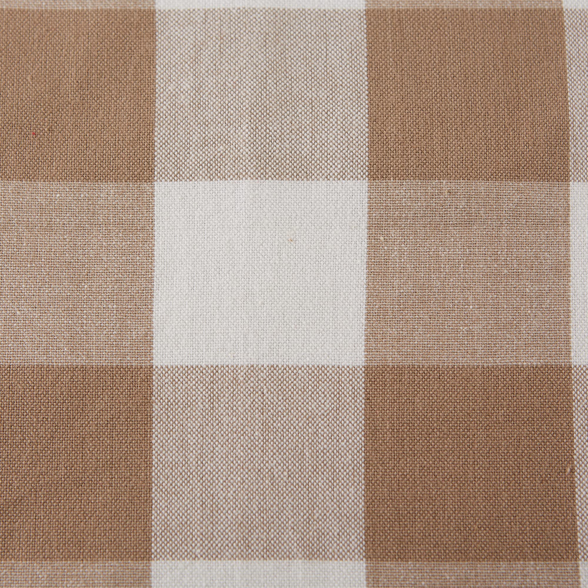 DII Stone Buffalo Check Tablecloth