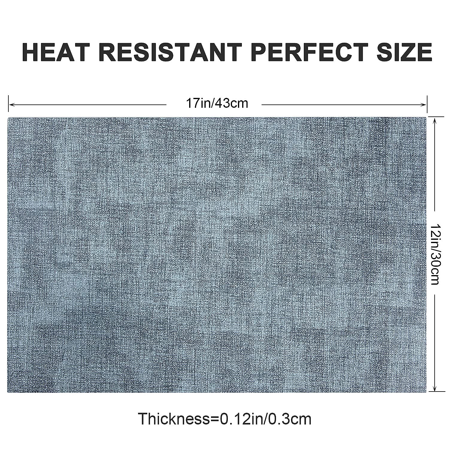 Landview Leather Heat Resistant Placemats Set Of 6 Waterproof Wipeable Washable Pu Table Mats,Easy To Clean Anti-Slip Place Mats
