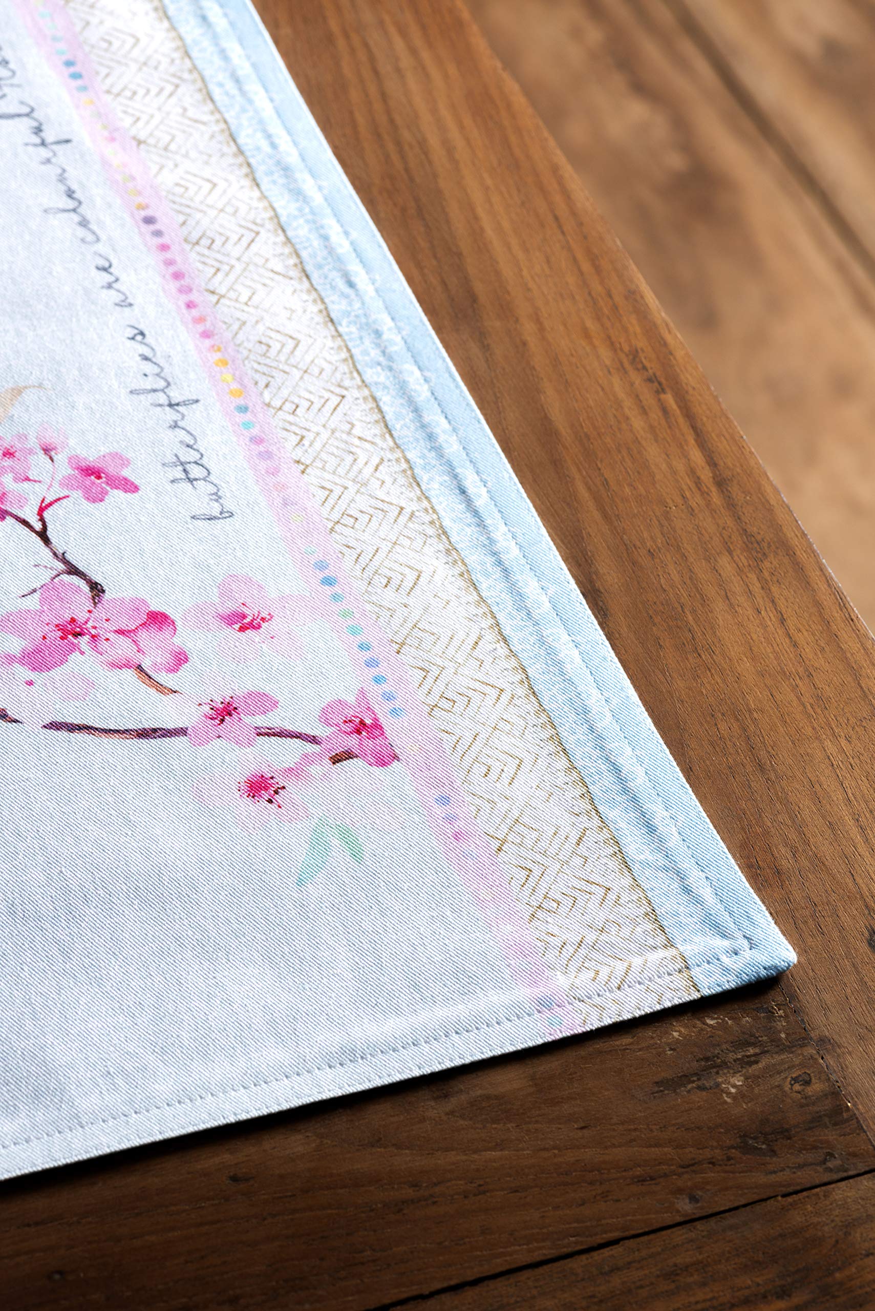 Maison D ' Hermine Cloth Placemat 100% Cotton Set Of 4 Decorative Washable Place Mats Table Placemat, Dining, Kitchen, Parties &