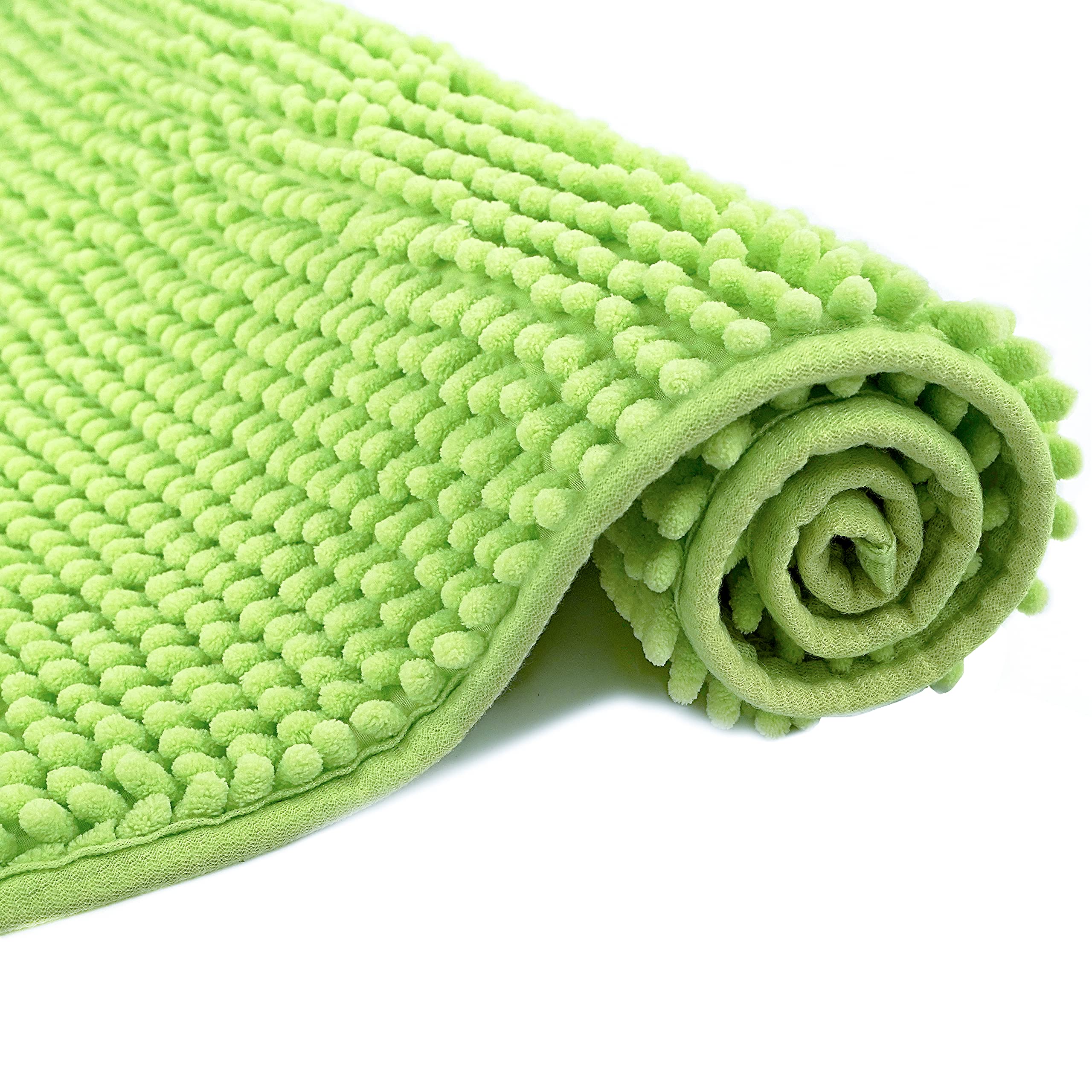 Eanpet Chenille Bath Mat Non-Slip Microfiber Floor Mat Baby Bath Mat For Kids Ultra Soft Washable Bathroom Dry Fast Water Absorb