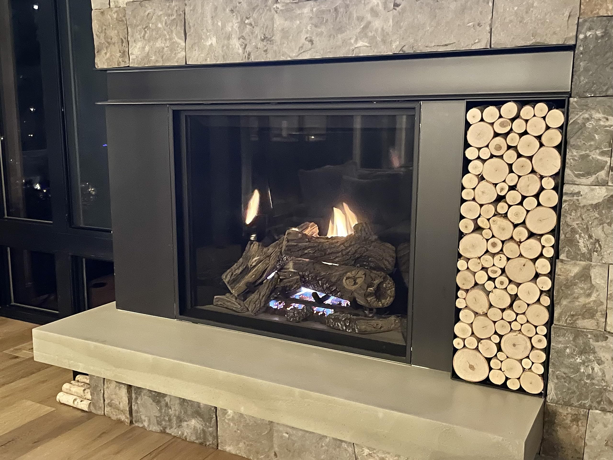 Wilson 7''-9'' Decorative White Birch Fill-A-Space Logs, Natural Home D  Cor - 1.5''-4'' Dia. (1 Sq. Ft)