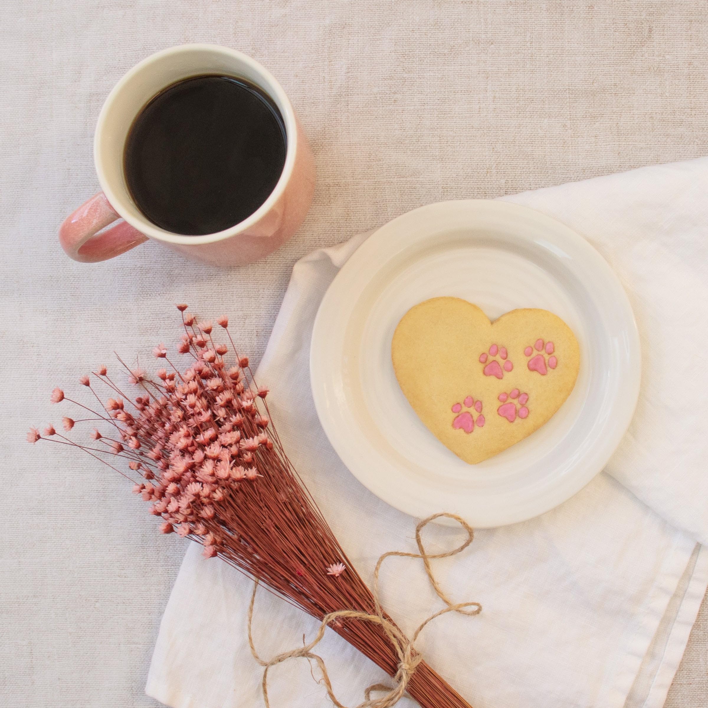 Heart Paw Prints Cookie Cutter, 1 Piece - Bakerlogy