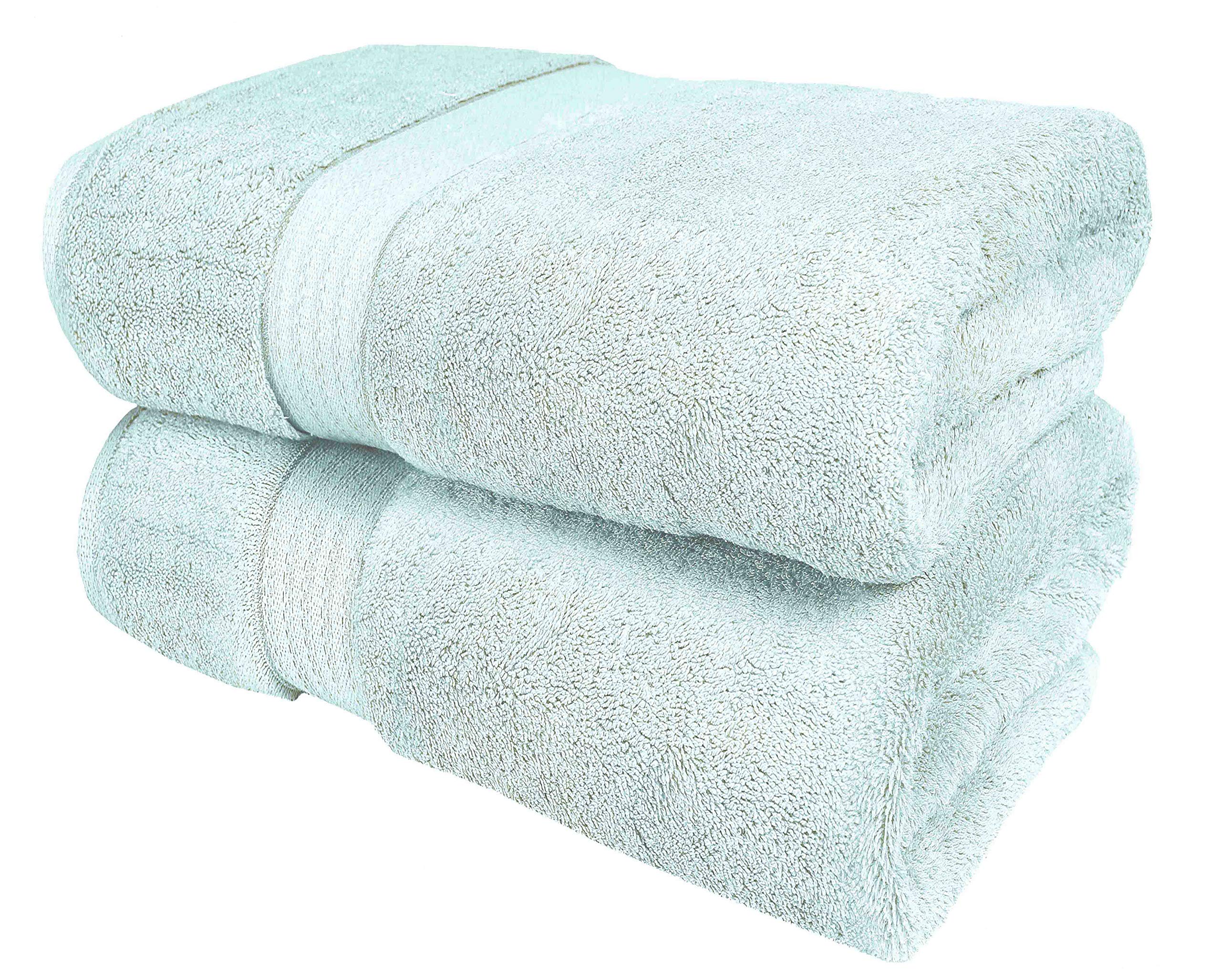 Glamburg 700 Gsm Premium Oversized Extra Large Cotton Bath Sheet 35X70-100% Combed Cotton - Luxury Hotel & Spa Quality - Durable