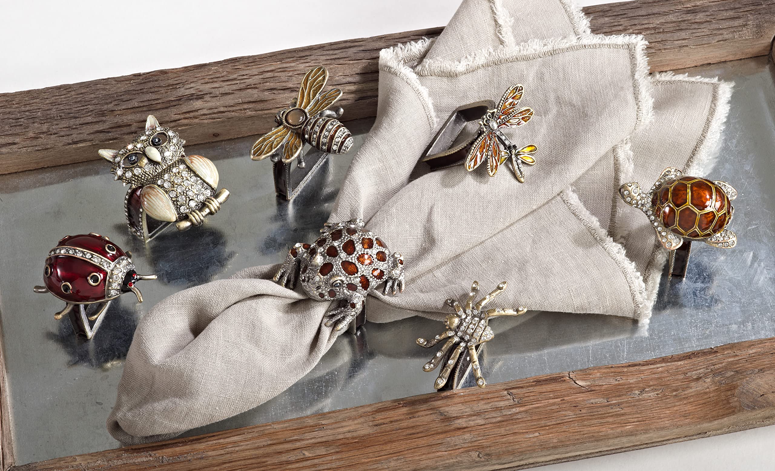 Spider Napkin Rings (Set Of 4)