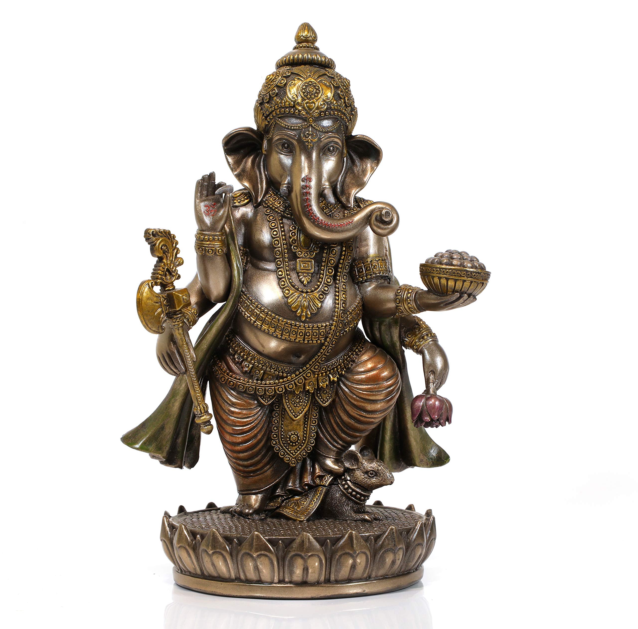 Lord Ganesh Statue For Ganesh Murti Home Decor Ganesha Idol For Gift Pooja Standing God Big Murti Sculpture 8 Inch