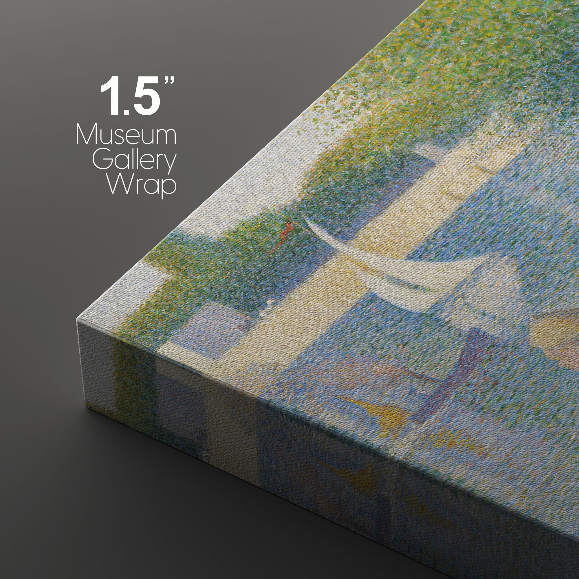 Wall26 Canvas Print Wall Art Set La Grande Jatte By Georges Seurat Cultural Historic Oil Painting Fine Art Reproduction Scenic C