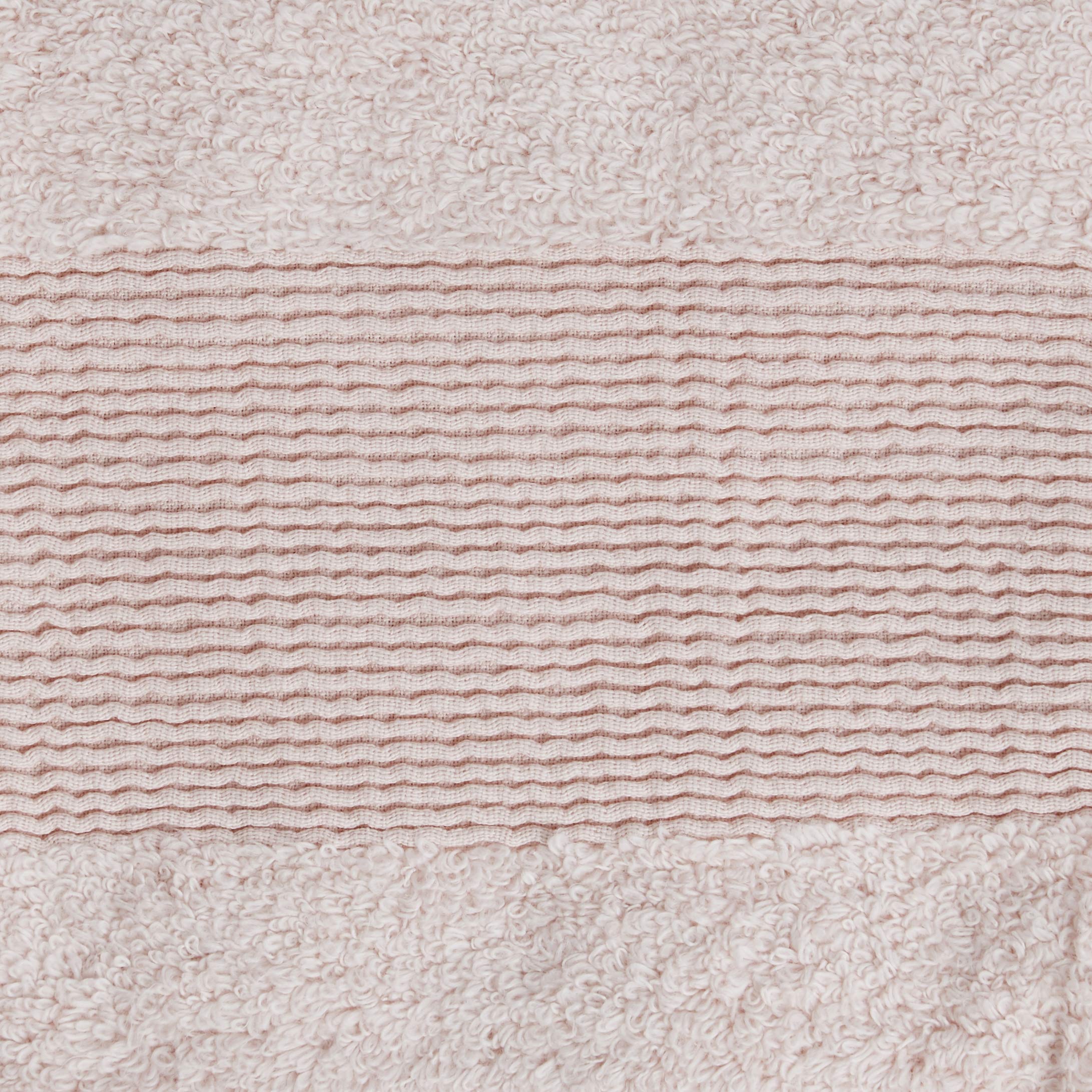 Modern Threads Air Cloud 6-Piece Towel Set - 100% Zero-Twist Cotton, 500 Gsm, Quick Dry & Plush, Blush