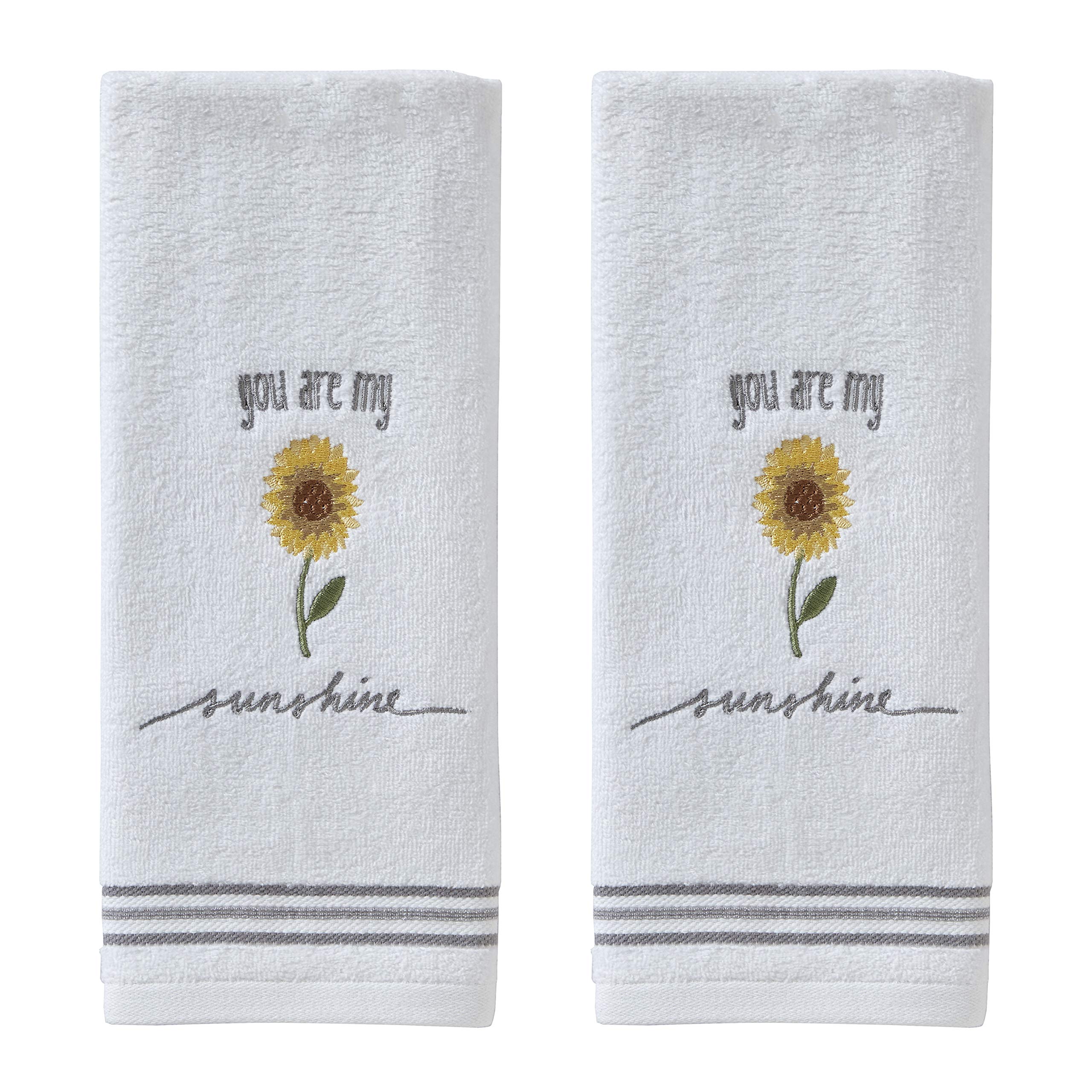 Skl Home By Saturday Knight Ltd. Sunshine Hand Towel (2-Pack), White