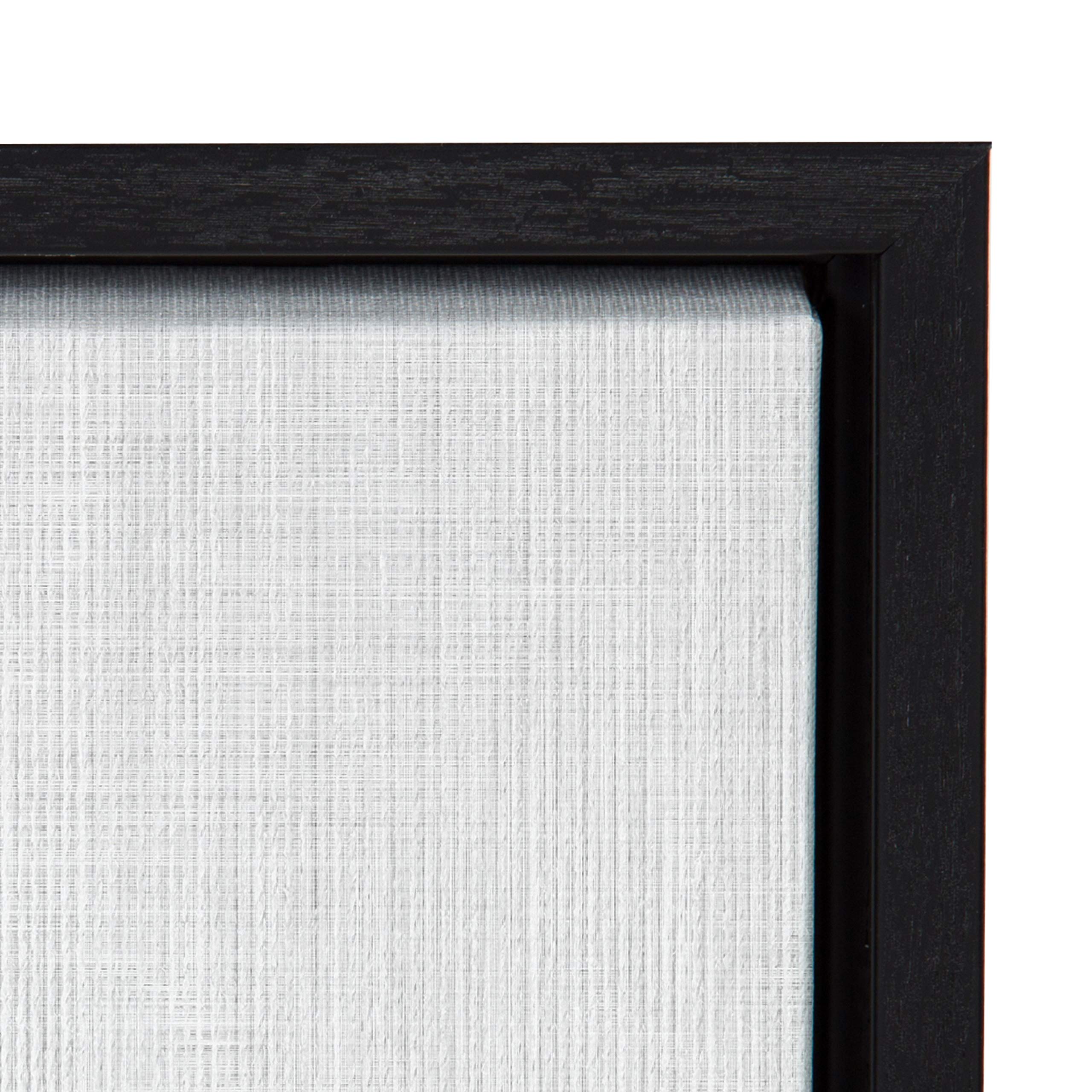 Kate And Laurel Sylvie Alpaca Black And White Portrait Framed Canvas Wall Art By Simon Te Tai, 18X24 Black