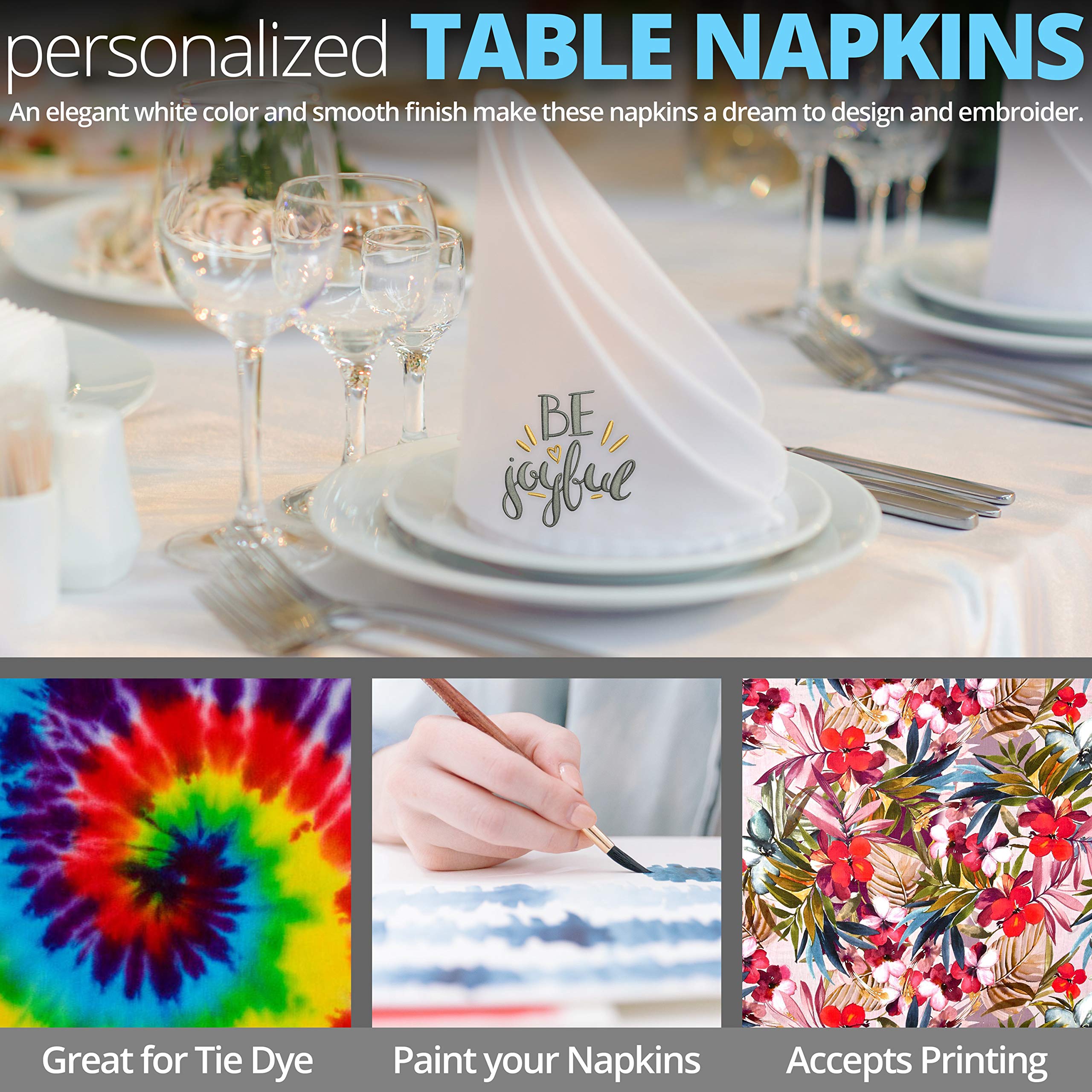 Aunti Em'S Kitchen Apricot Cotton Napkins Cloth 20 X 20 Oversized 100% Natural Bulk Linens For Dinner, Events, Weddings, Set Of