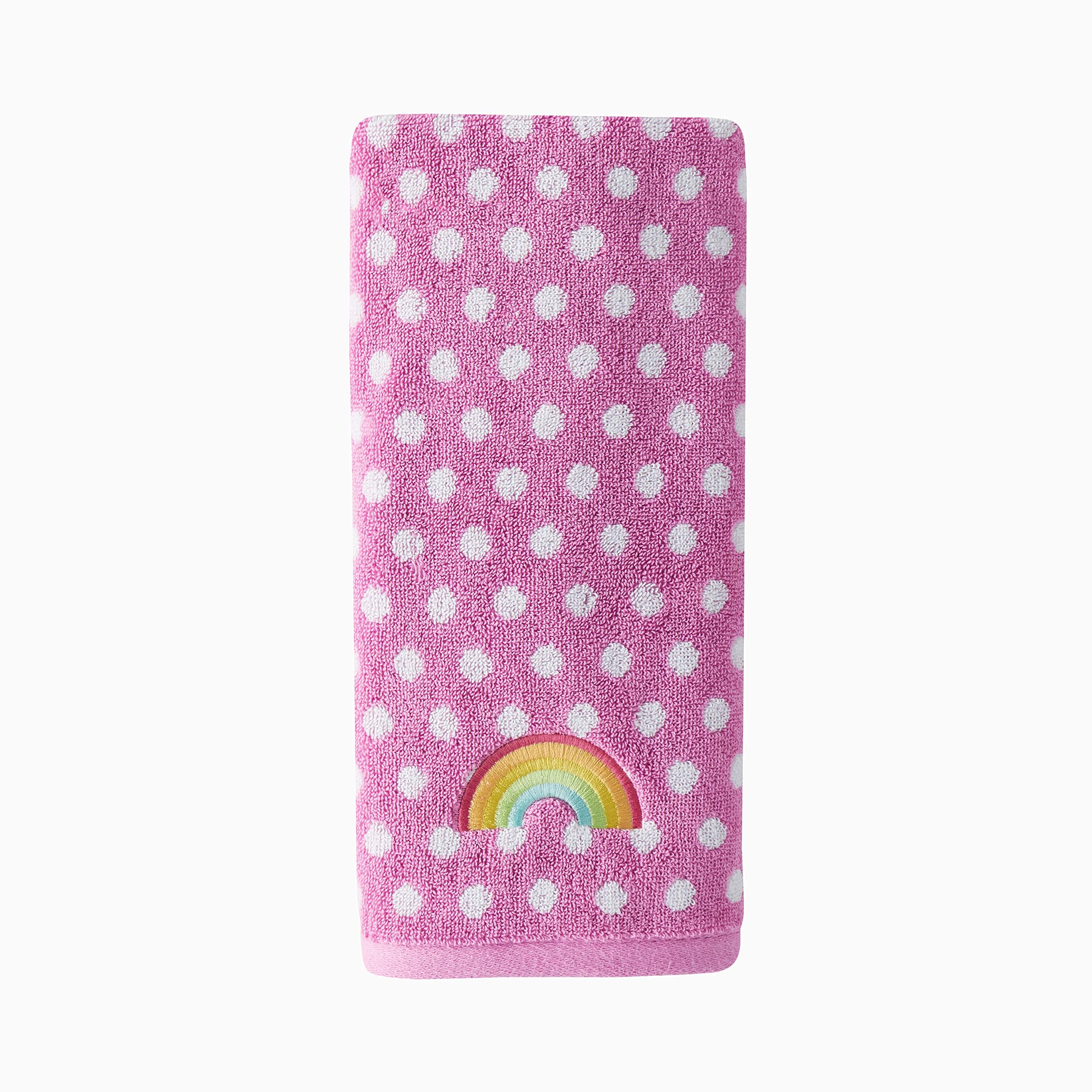 Skl Home Rainbow Cloud 2 Pc Hand Towel, Pink