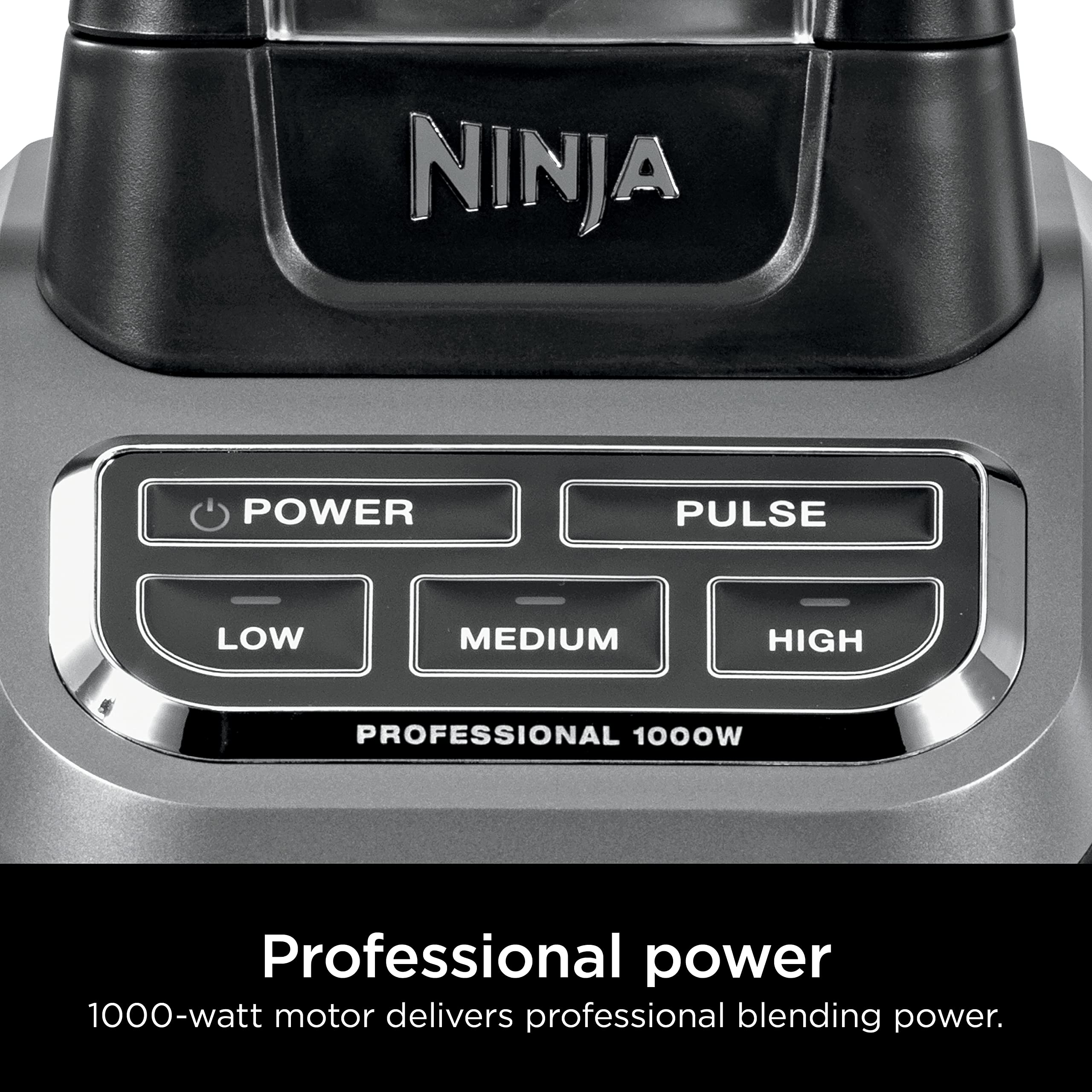 Ninja Bl610 Professional 72 Oz Countertop 1000-Watt Base And Total Crushing Technology For Smoothies, Ice And Frozen Fruit, Blac
