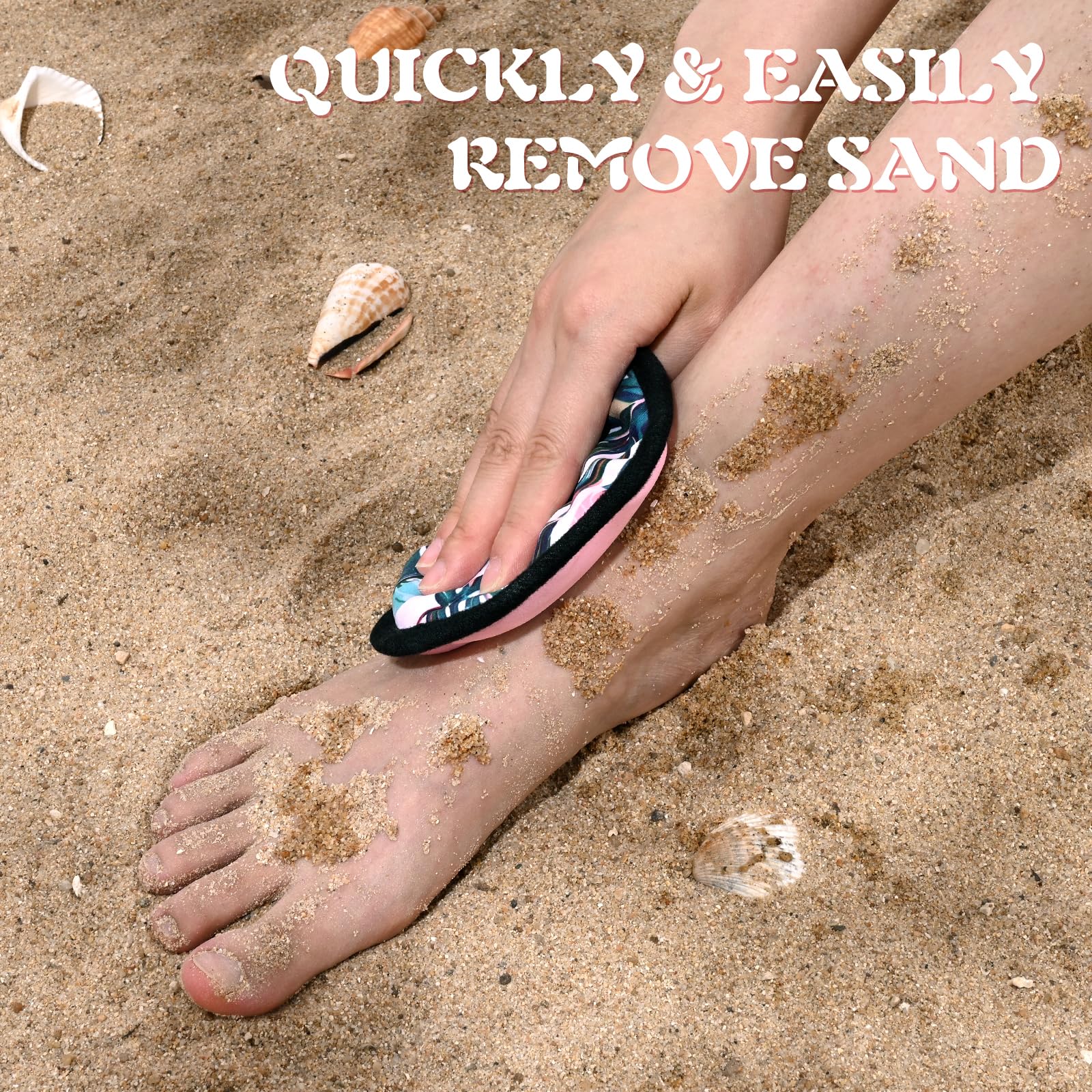 Uspring 2 Pcs Sand Remover For Beach, Sandscreen Sand Remover Beach Essentials, Sand Removal Bags, Beach Accessories, Vacation E