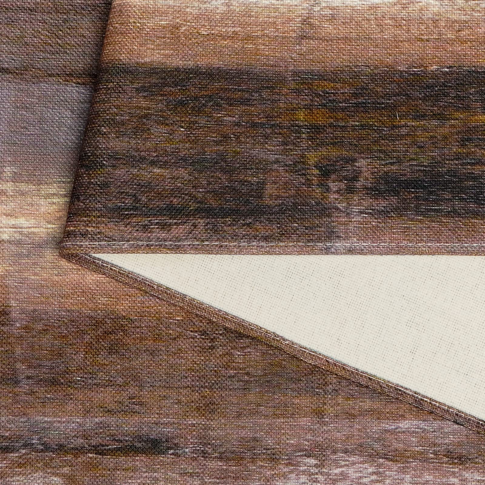 Brown Grey Table Runner,Abstract Modern Art Burlap Table Runners For Table Dresser Runner Farmhouse Style For Dinner Party Holid