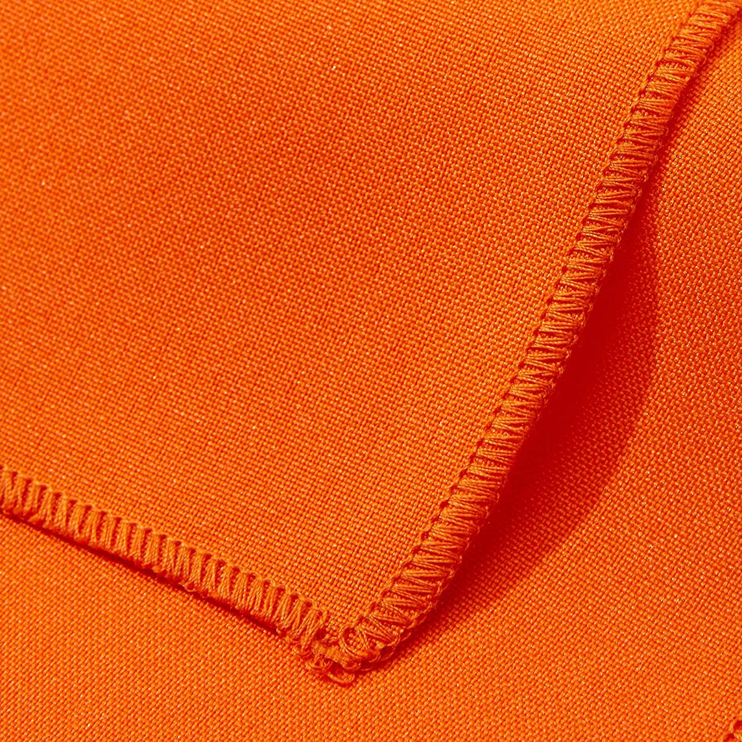 LA Linen Pack-10 Polyester Poplin Napkin 18 by 18-Inch  Orange