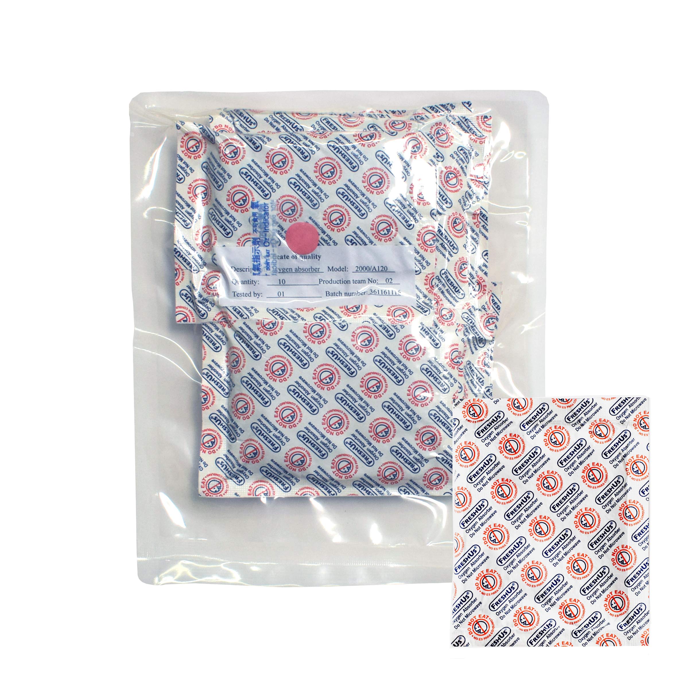 Awepackage 2000Cc Oxygen Absorber(10 Packets In A Bag, Total 10 Packets) - Long Term Food Storage (10, 2000 Cc)