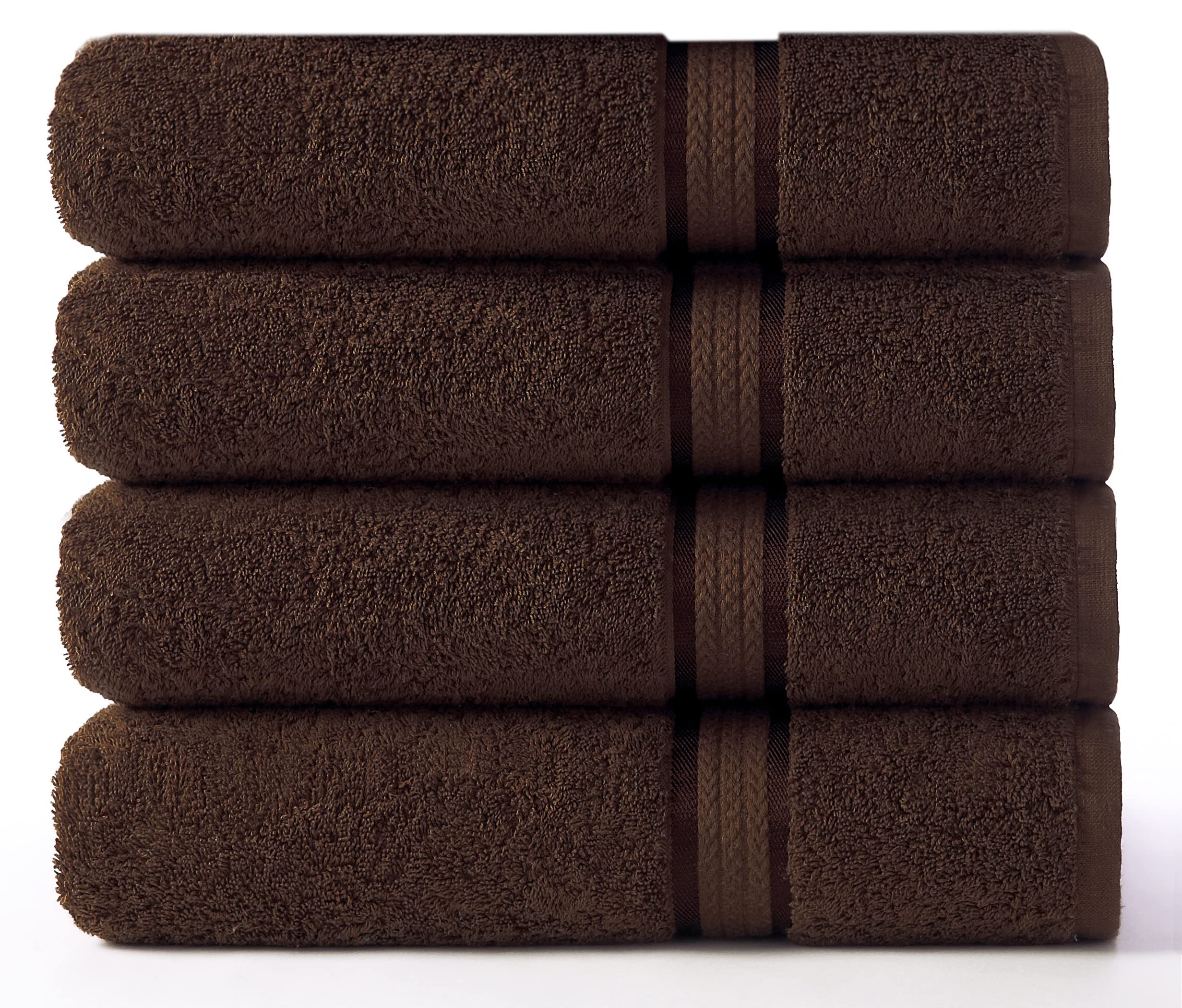 Cotton Craft Ultra Soft Oversized Bath Towels - 4 Pack Extra Large Bath Towels - 30X54 - Absorbent Everyday Luxury Hotel Spa Gym