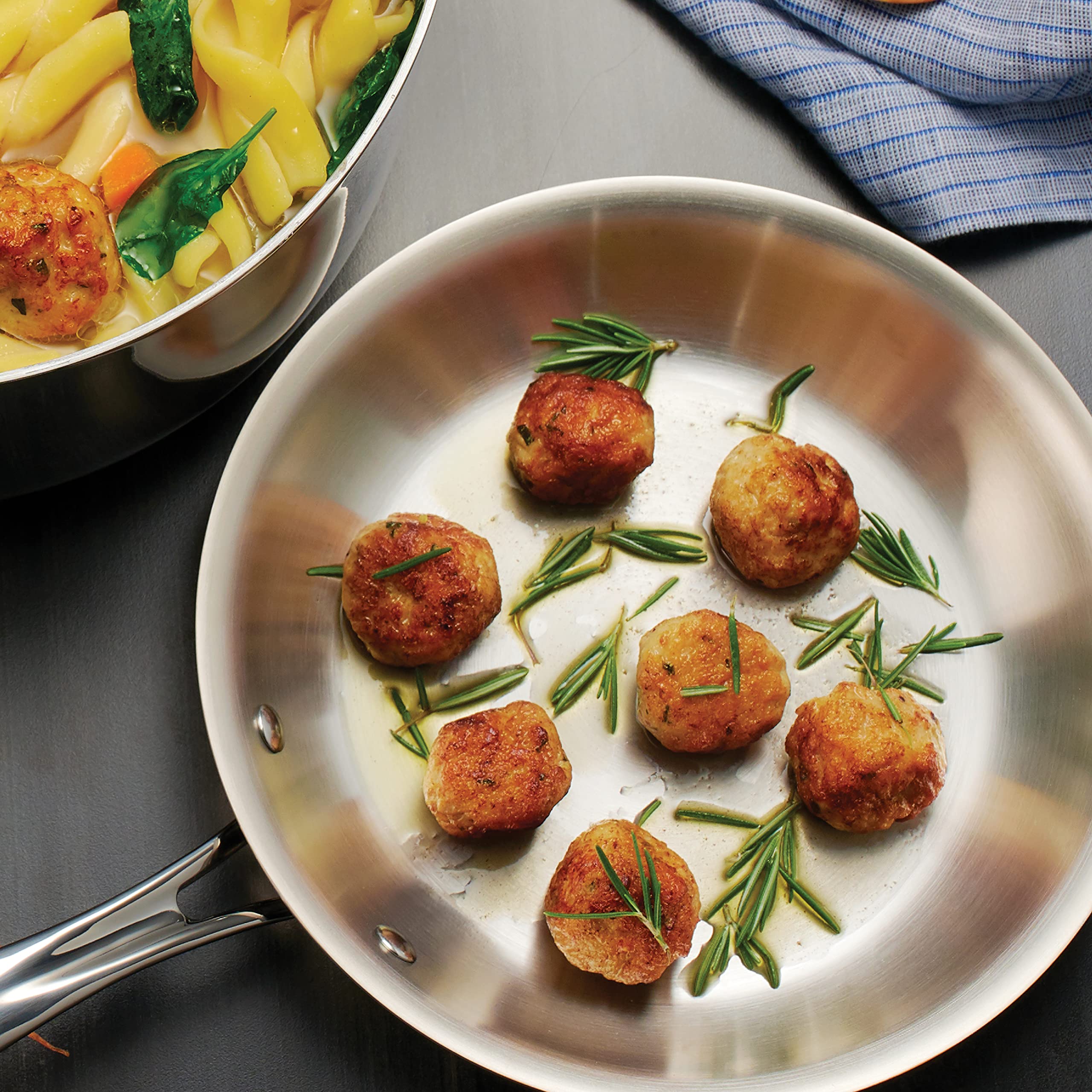 Tramontina Fry Pan Tri-Ply Clad (8 In), 80116/026Ds