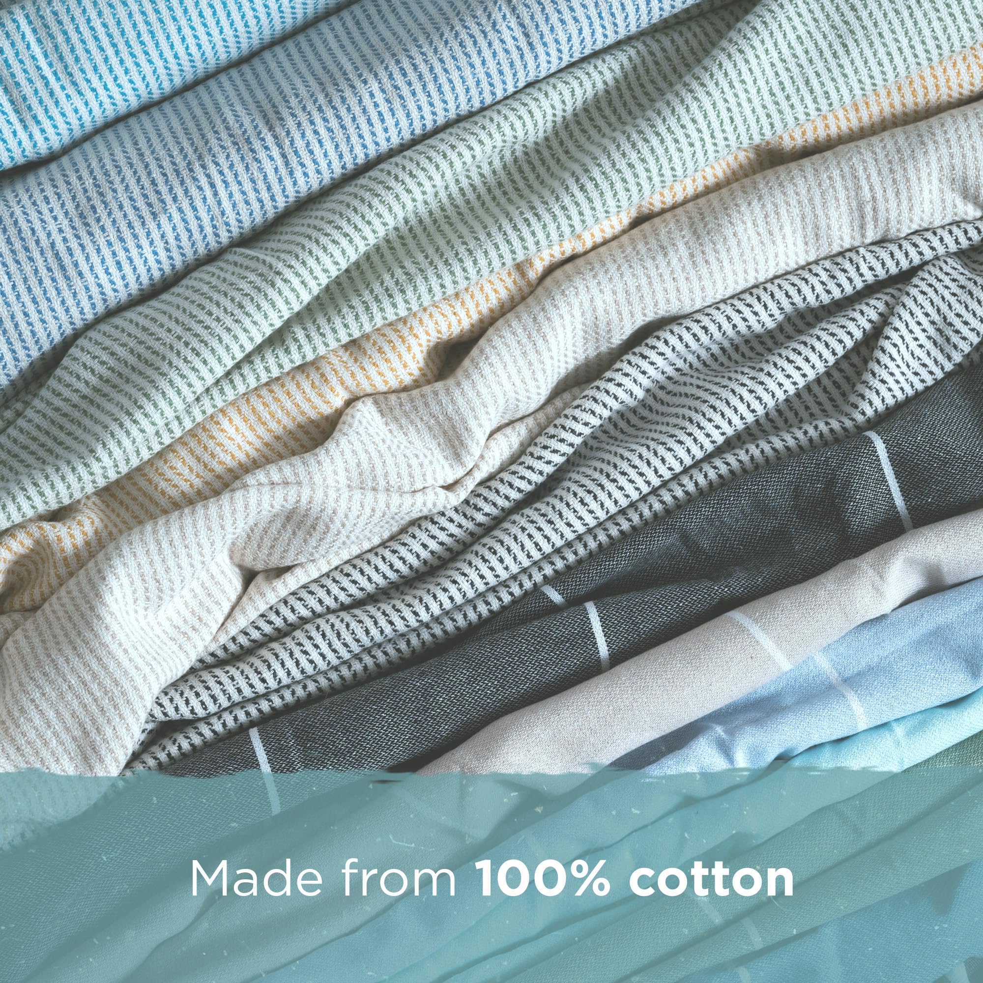 Cape Comforts Oversized Turkish Beach Towel, Diamond Dobby Sunflower - 37'' X 67'' - Super Soft & Lightweight | Quick Dry Sand F