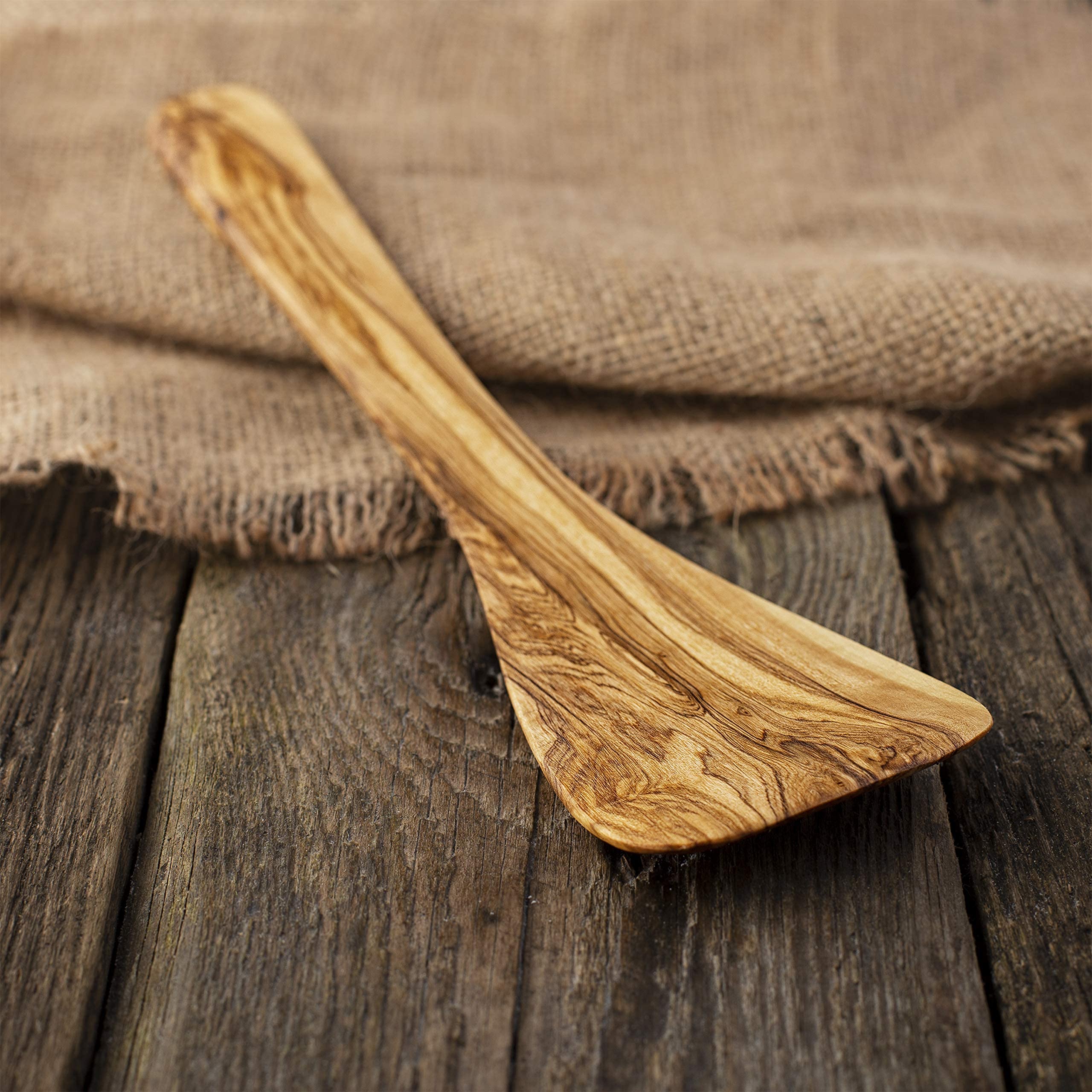 Forest Decor Wooden Spatula For Cooking, Wooden Spatula Set Of 2, Handcrafted, Olive Wood Kitchen Accessories, Wooden Utensils F