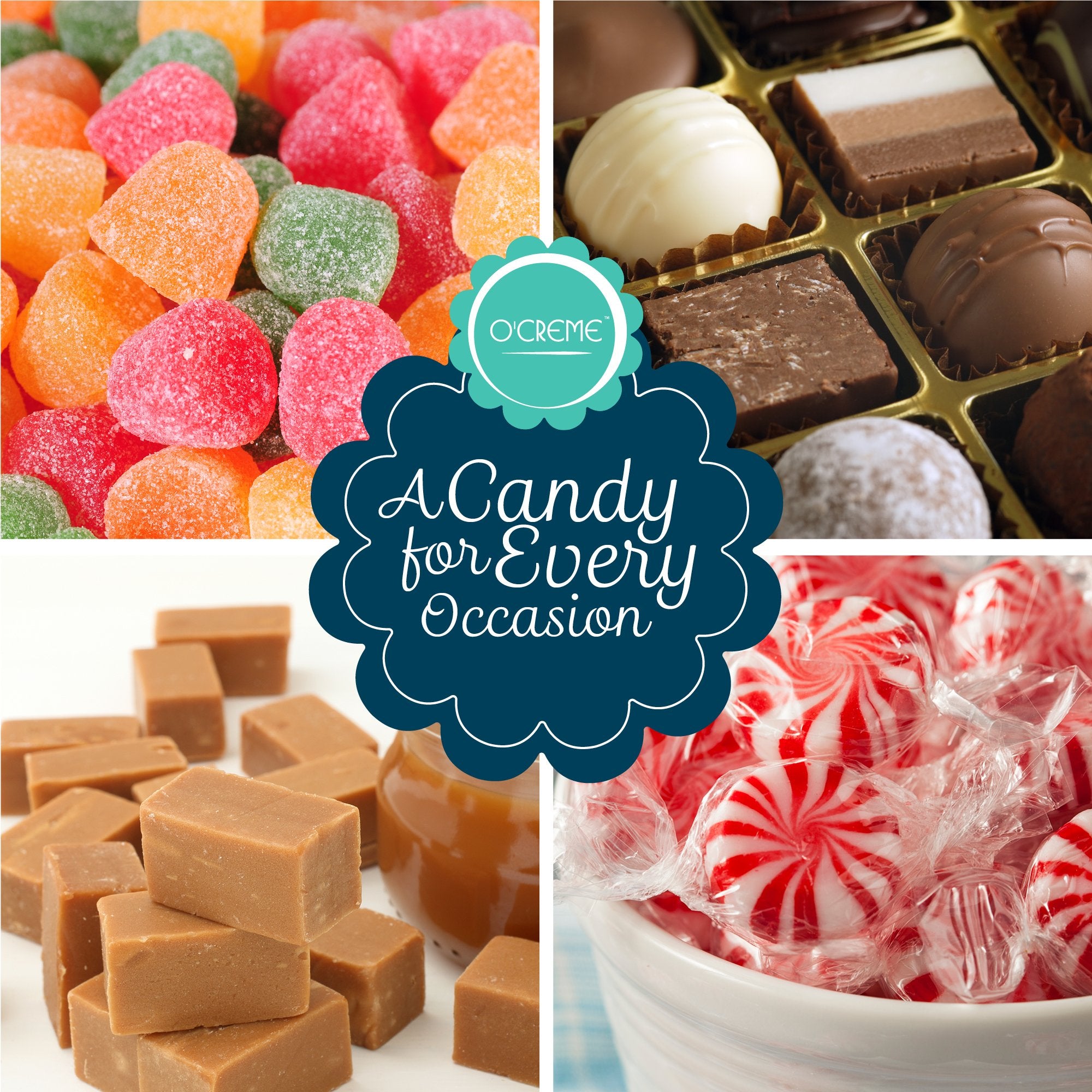 Ocreme Round Gummy Candy Silicone Mold For Chocolate Truffles, Ganache, Jelly, Candy, Pralines, And Caramels
