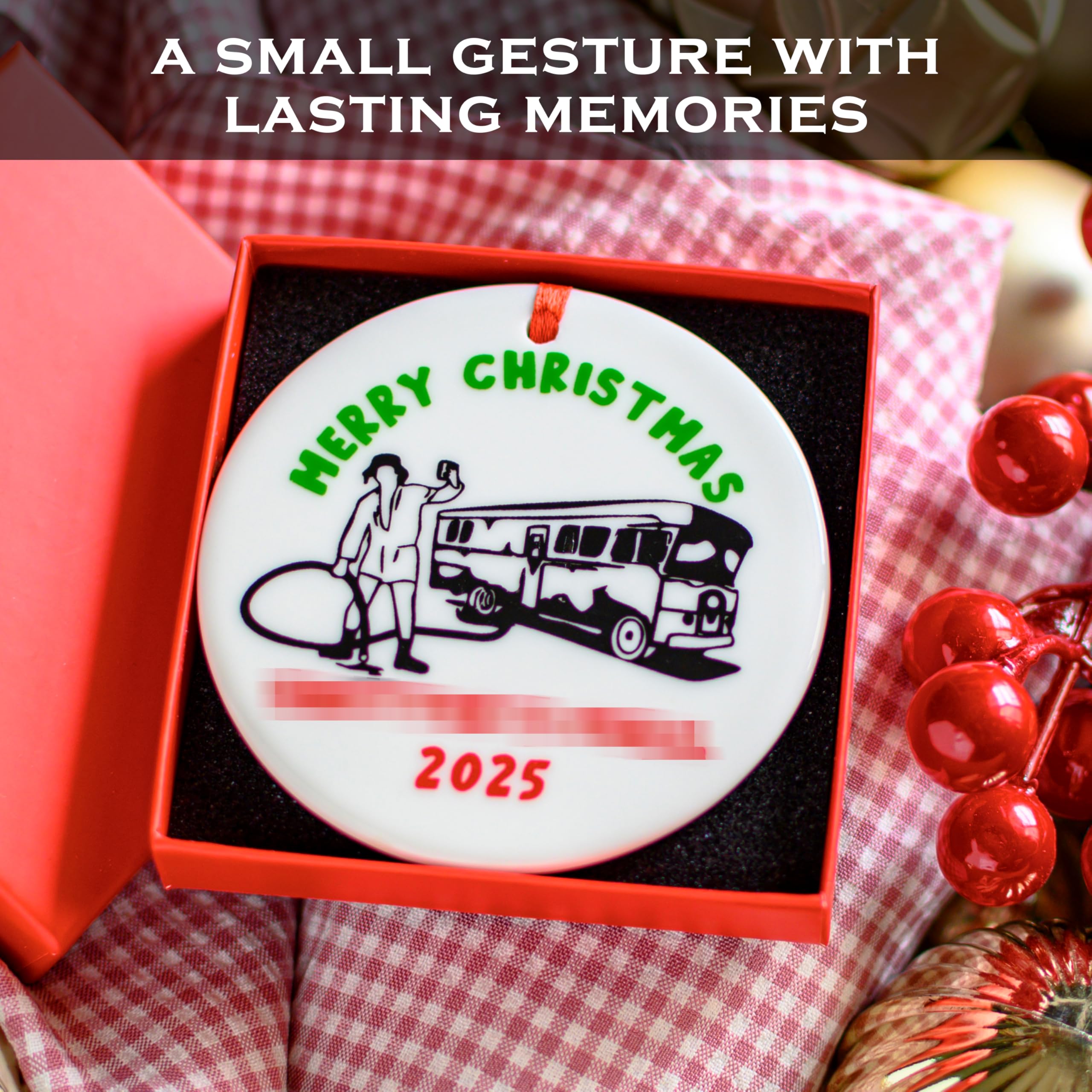 Merry Christmas Shitters Full Ornament 3 Inch, Xmas Vacation Ornament, Xmas Vacation Christmas Ornament, Holiday Christmas Decor