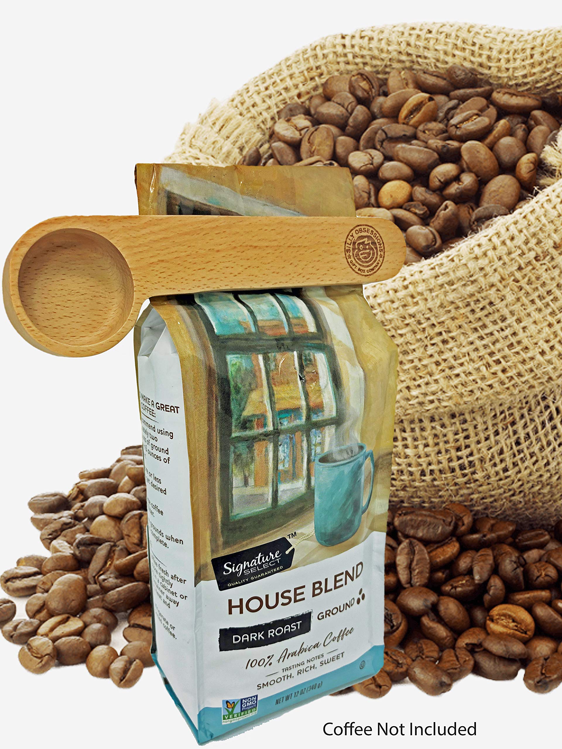 Coffee Lover Gift Box By Silly Obsessions. Unique Gift Basket For Birthday, New Home Warming, Housewarming, Dinner Party. Best C