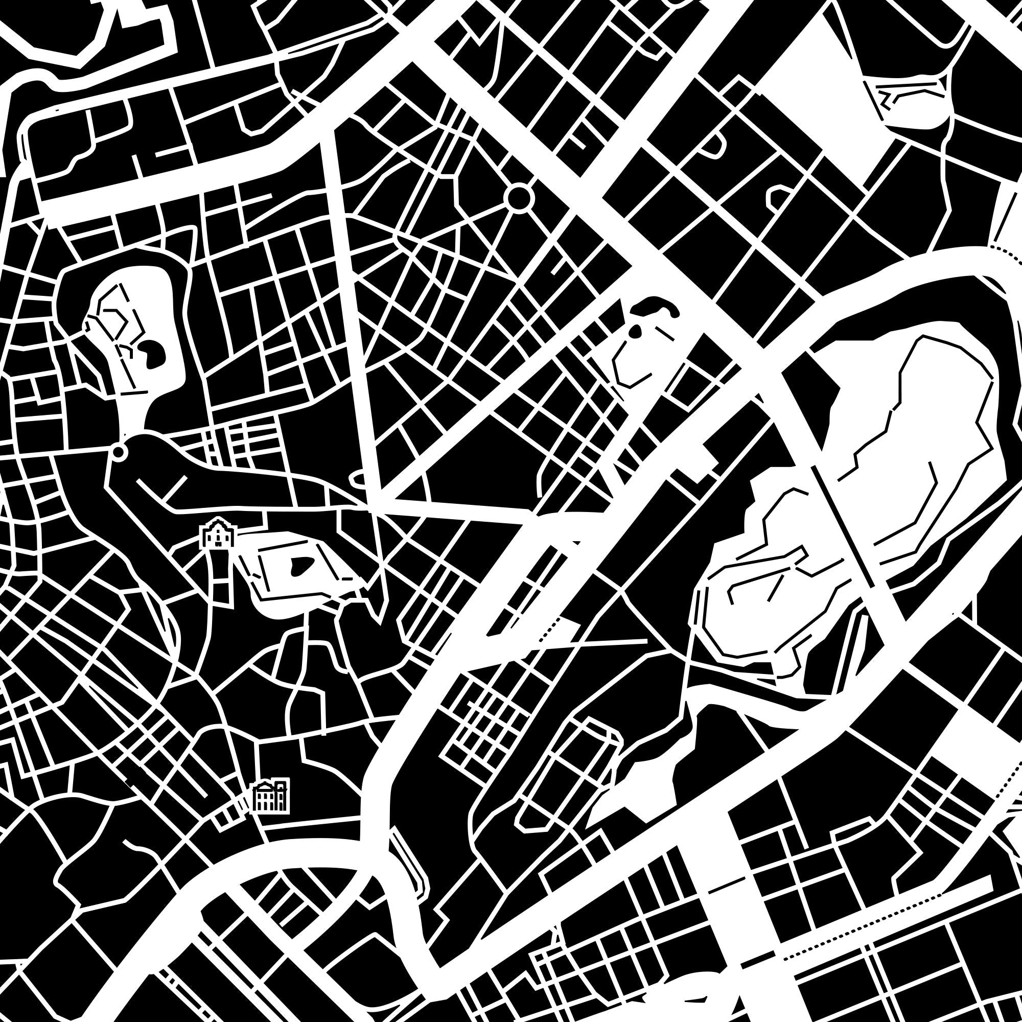 O3 Design Studio Macao Paper Cut Map White 12X12 Inches Paper Art