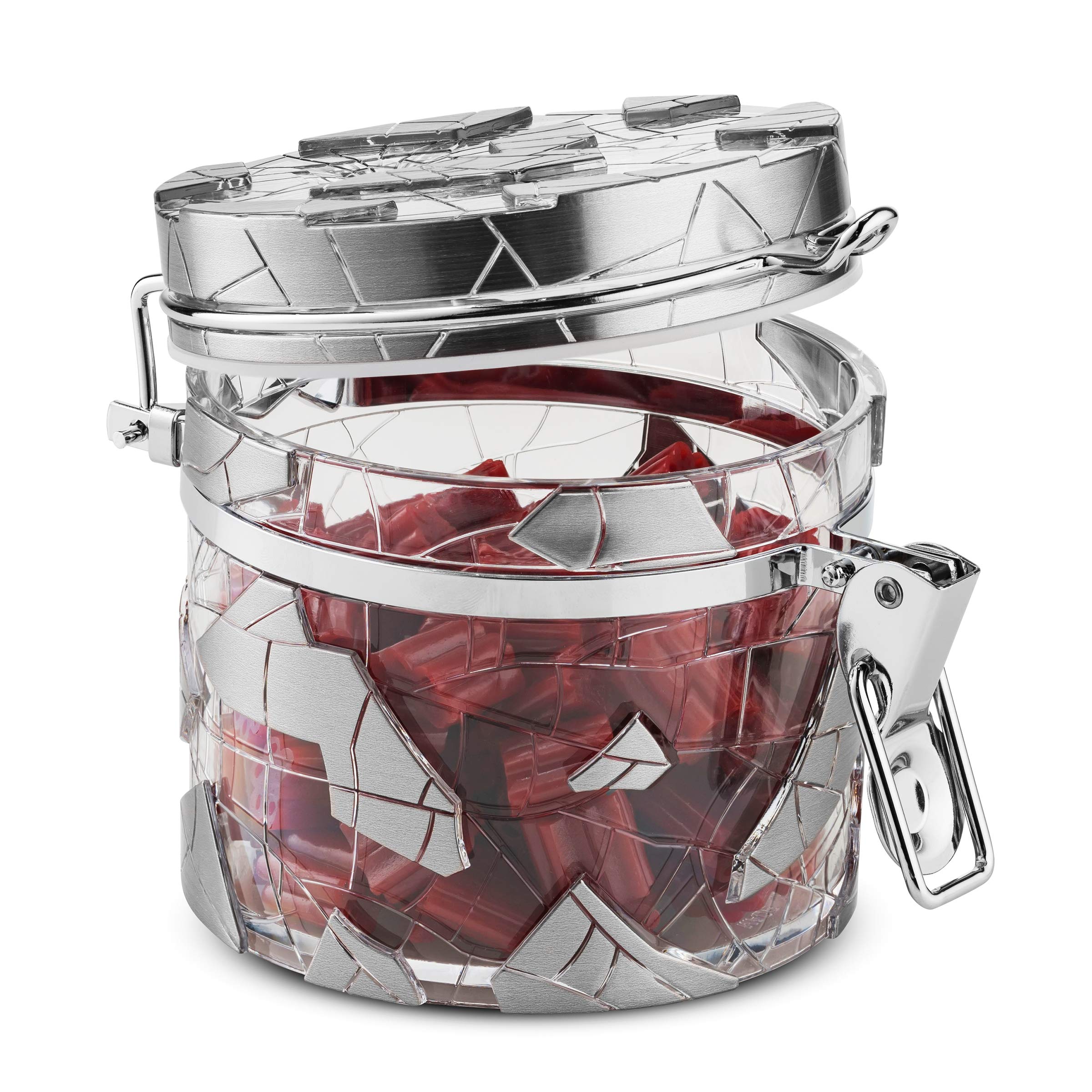 Airtight Kitchen Canister (Set Of 3) | Food Storage Containers In 32, 22, & 15 -Ounce Sizes | Pantry Organizers Neatly Hold Food