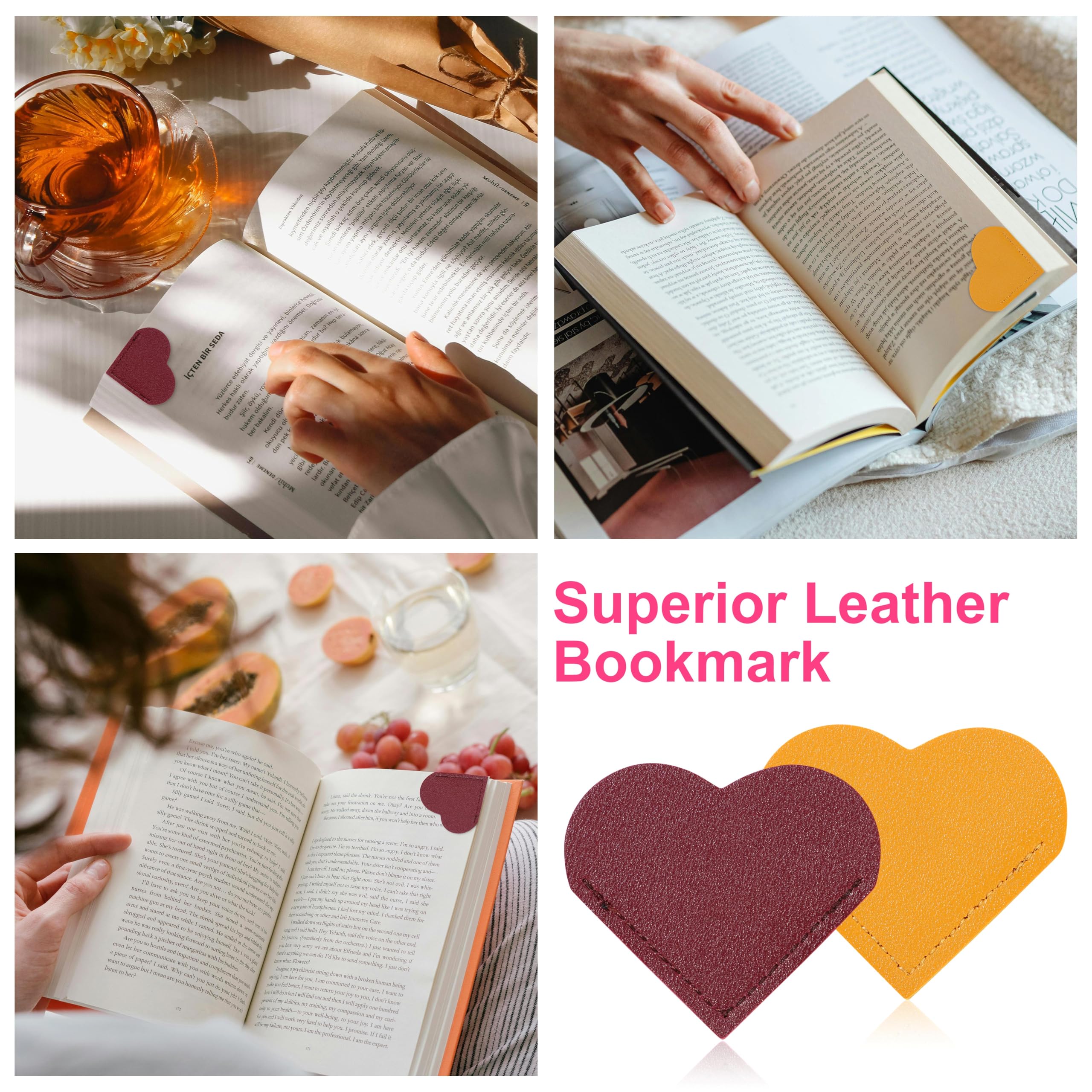 JoycuFF Book Lovers Gifts, Book Accessories Bookish Gifts for Books Lovers Women, Librarian Club Gift for Readers Bookworms