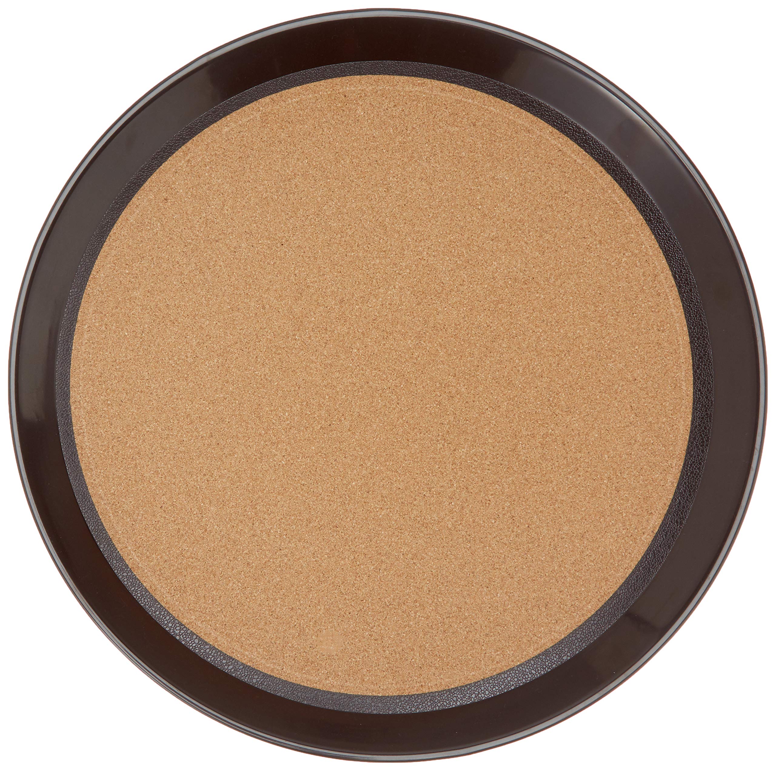 Winco Cork Tray, 16-Inch,Black/ Brown