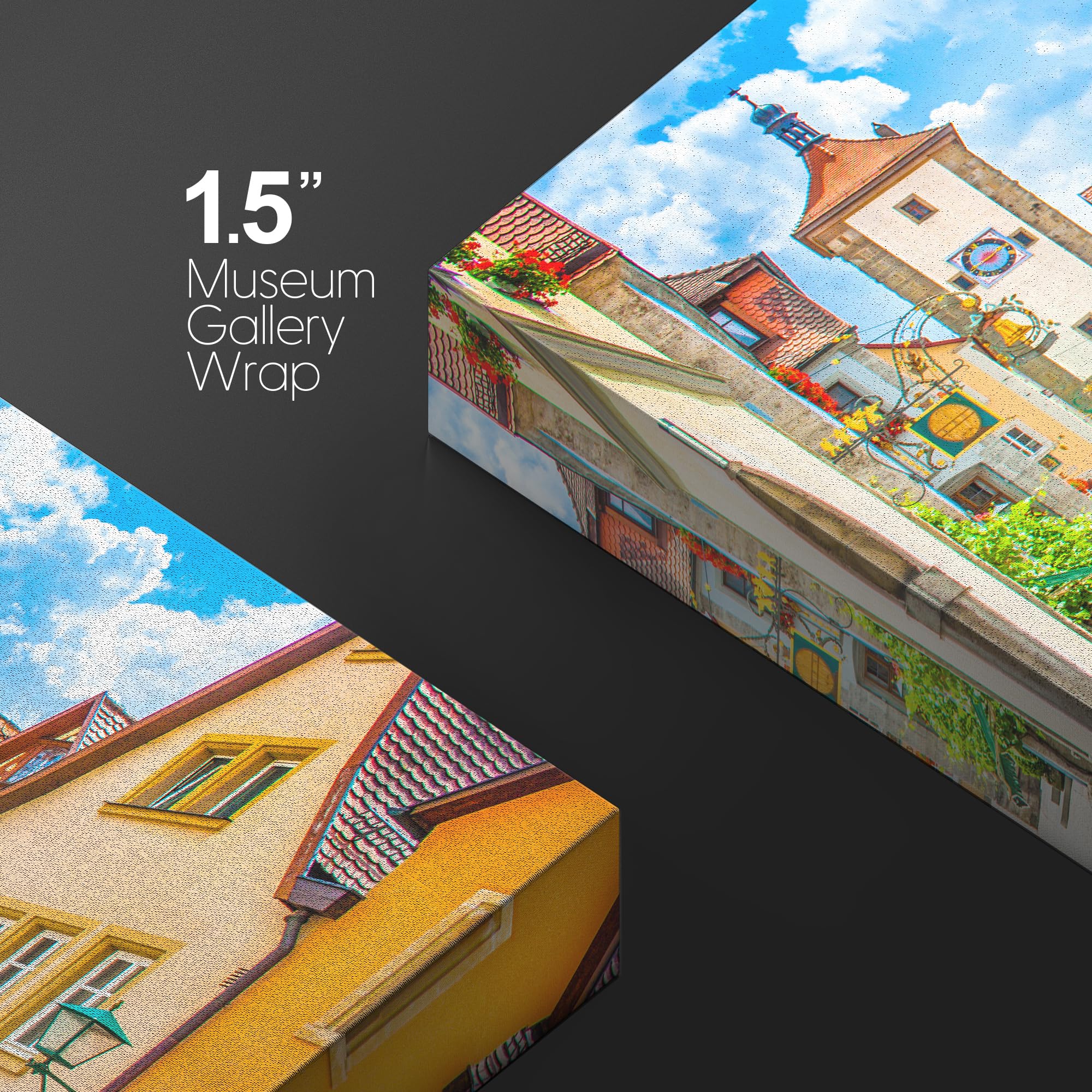 Wall26 Canvas Print Wall Art Dutch Netherlands Countryside Village Nature Wilderness Photography Realism Rustic Scenic Landscape