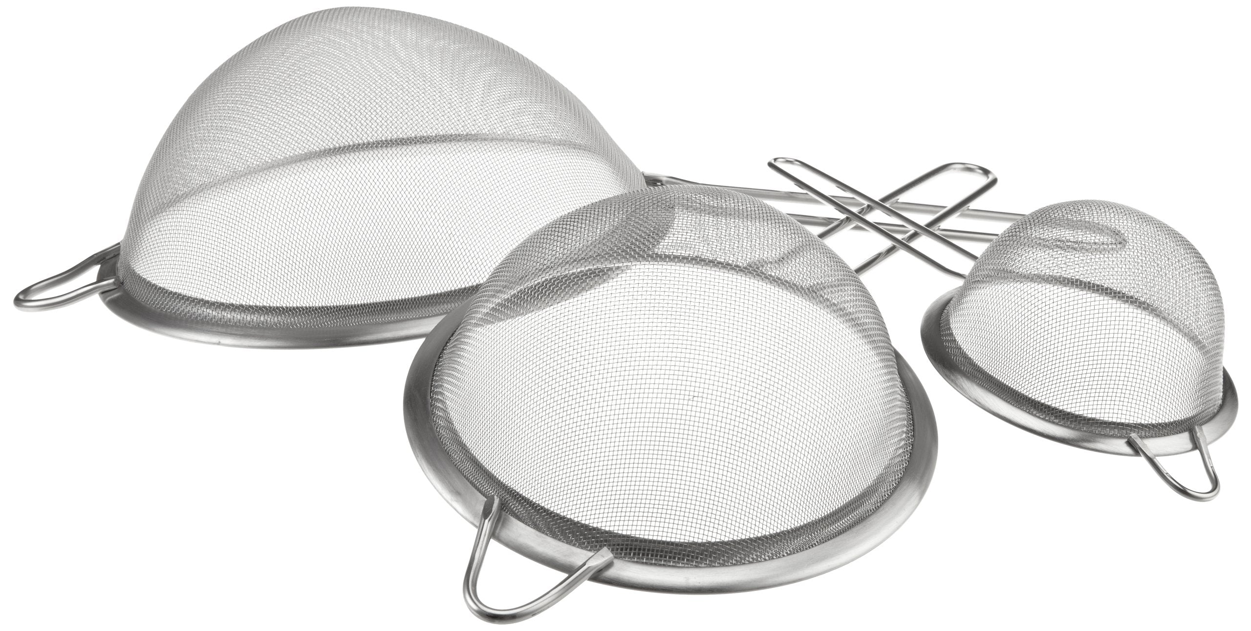 Excelsteel Mesh Set Strainer, 4''/ 6.5''/ 8''
