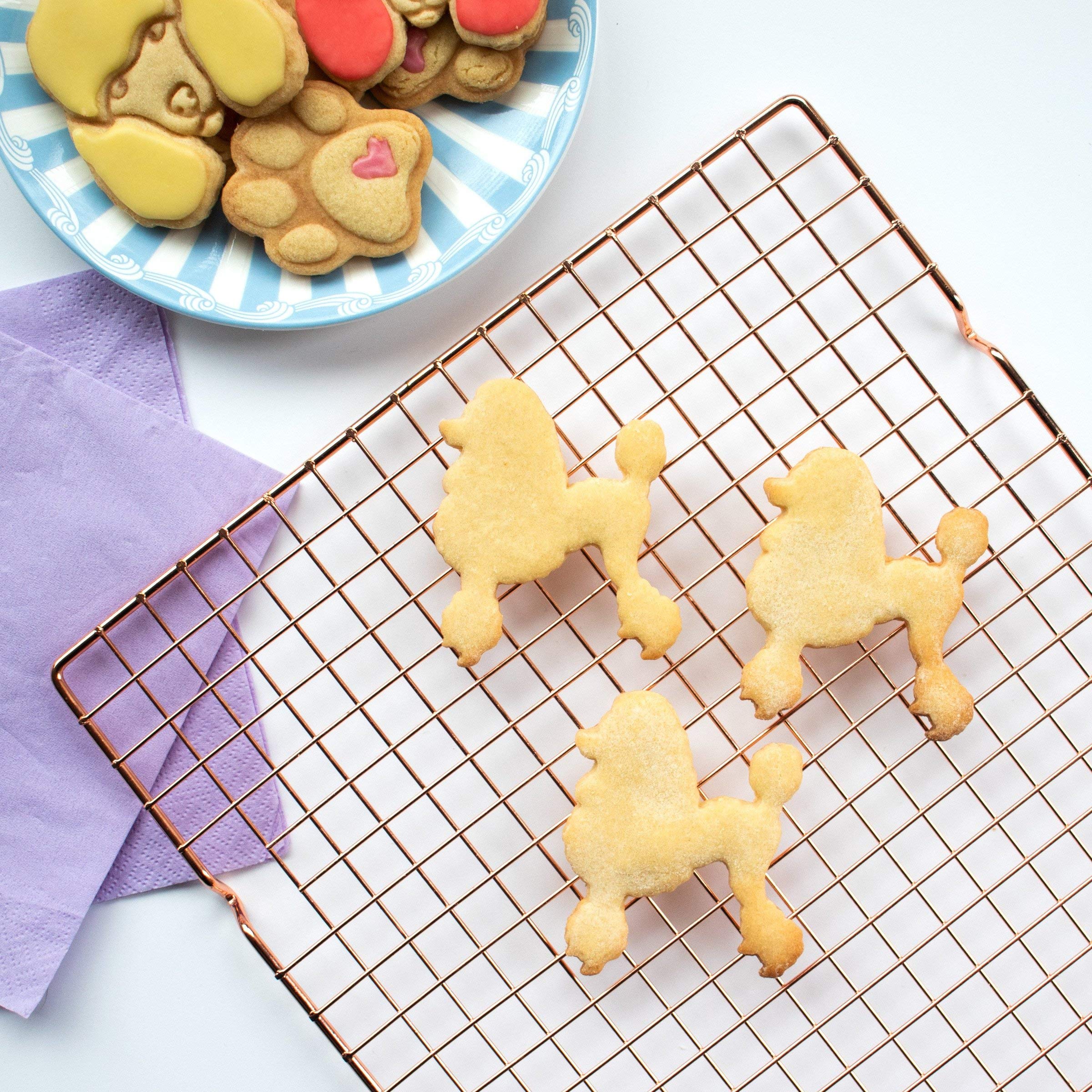 Set Of 2 Poodle Cookie Cutters (Designs: Poodle Silhouette And Poodle Face), 2 Pieces - Bakerlogy