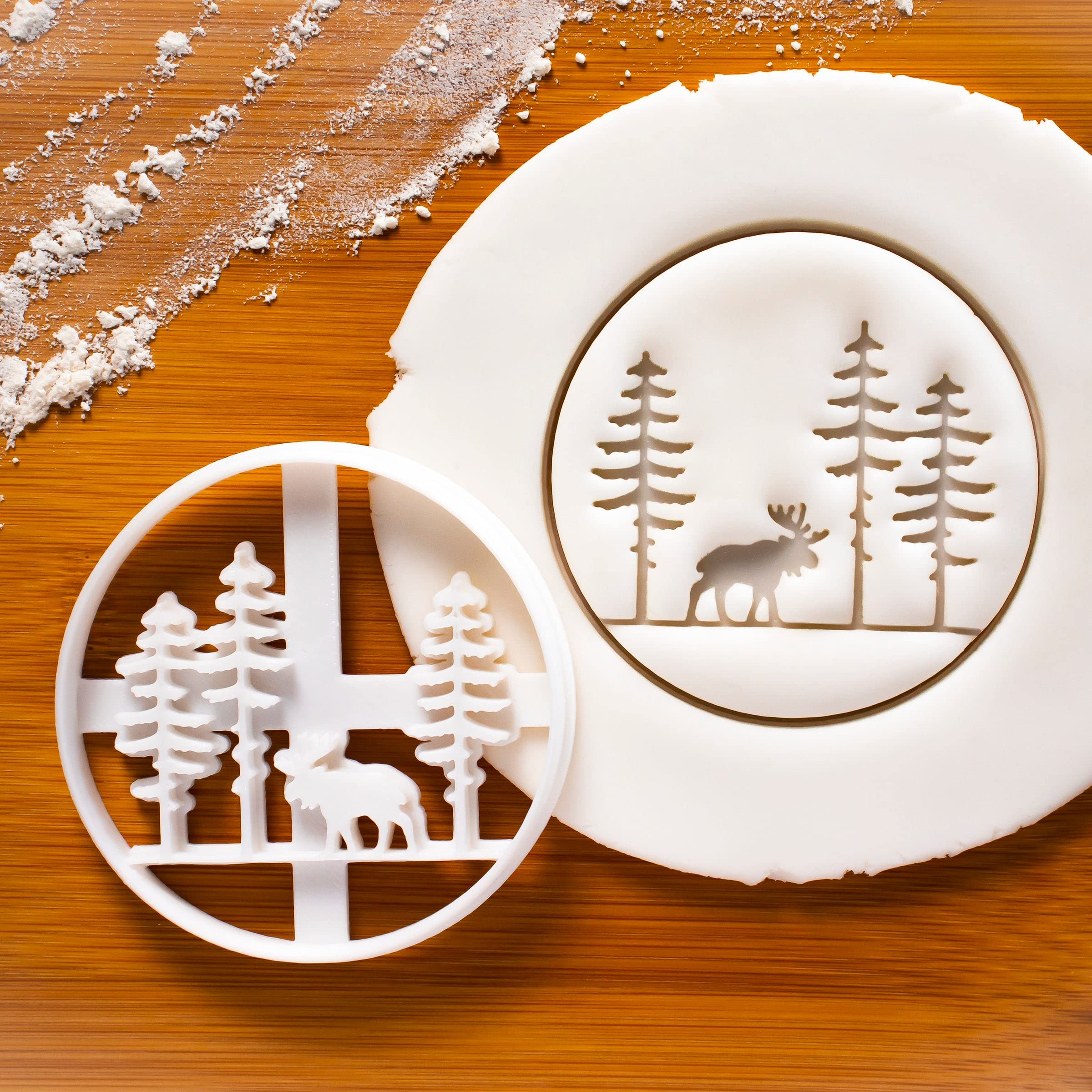 Forest Moose Cookie Cutter, 1 Piece - Bakerlogy