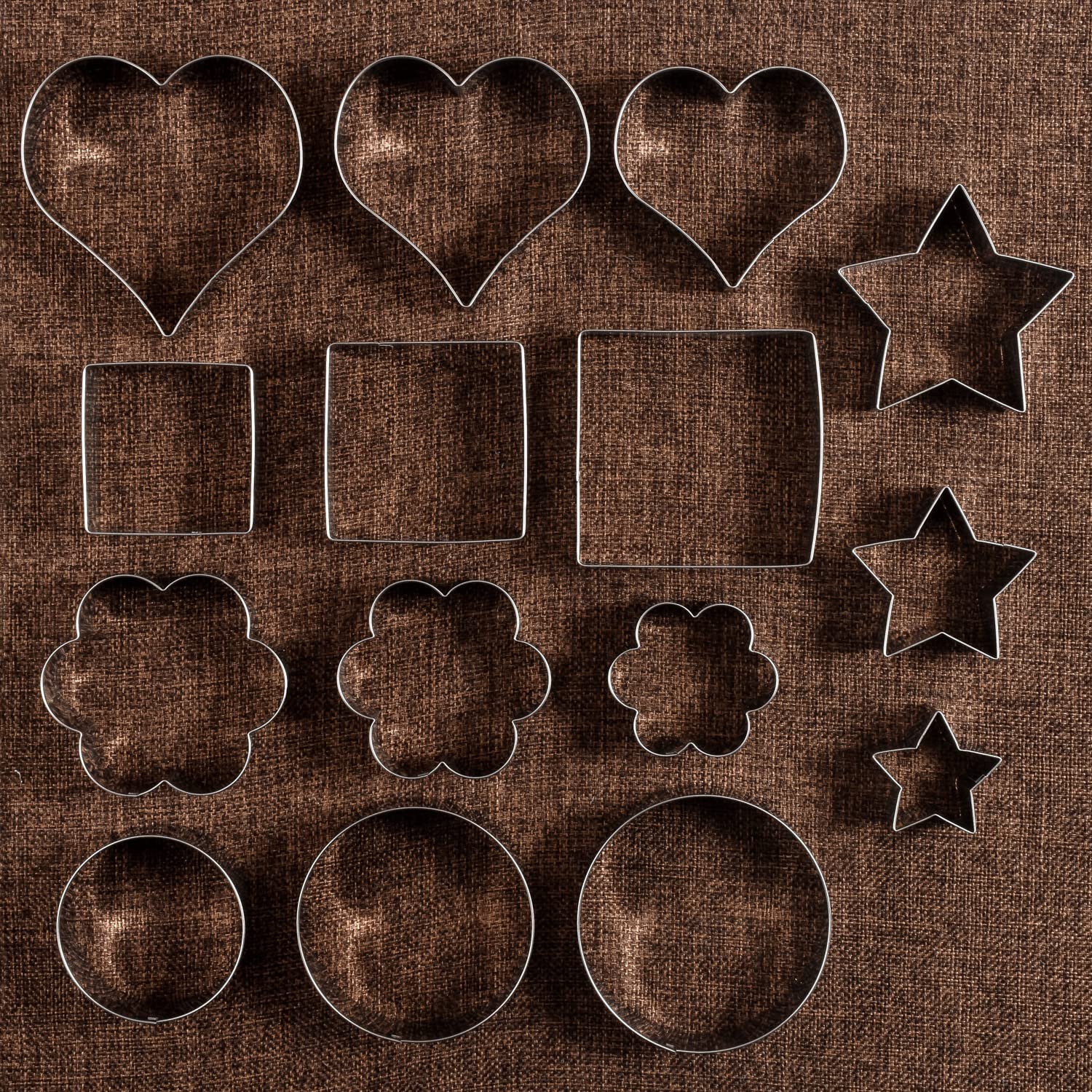 Liliao Round/Circle Cookie Cutters - 3 Various Size - Large: 4 Inches, Medium: 3.6 Inches And Small: 3 Inches - Stainless Steel
