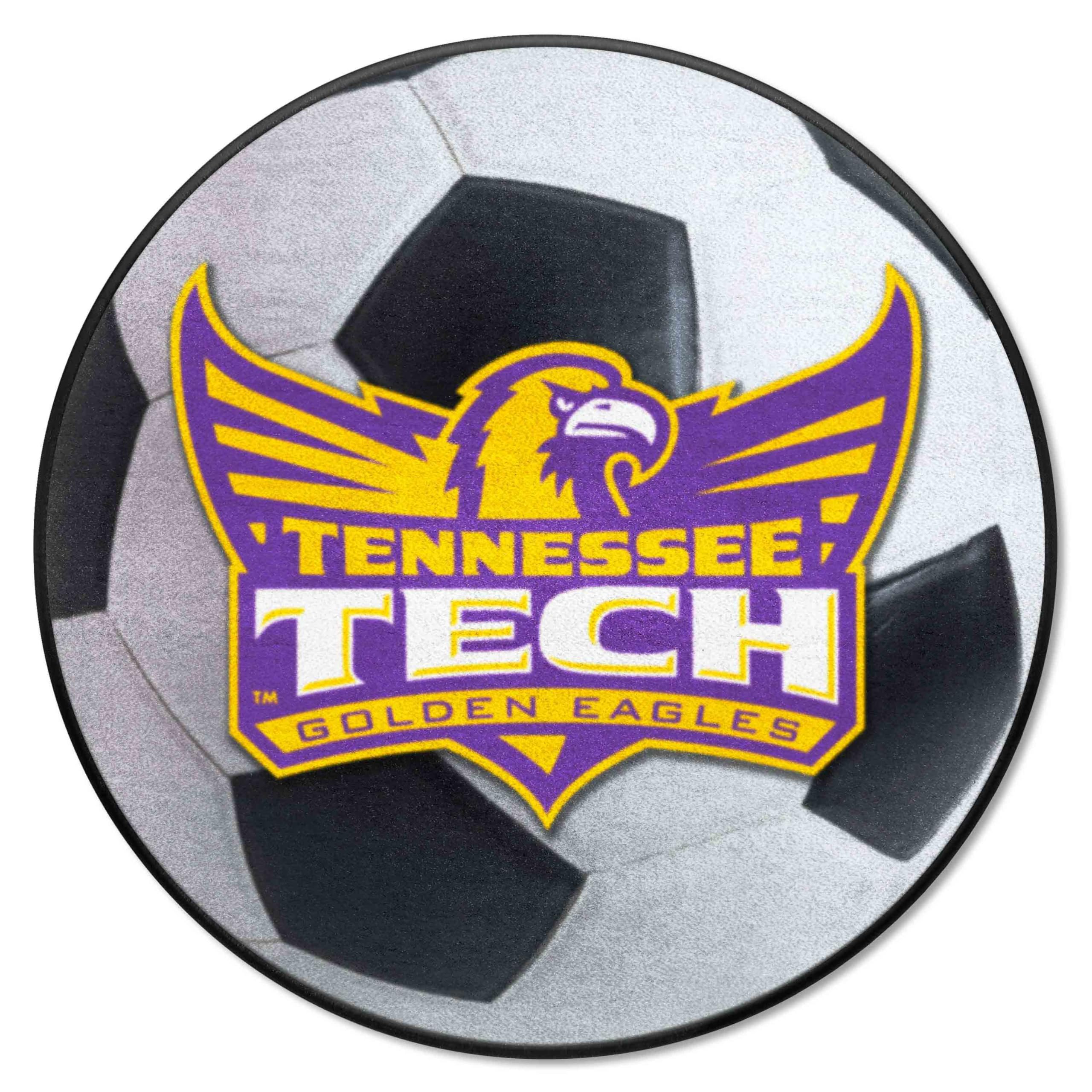 FANMATS 194 Tennessee Tech Golden Eagles Soccer Ball Rug - 27in. Diameter