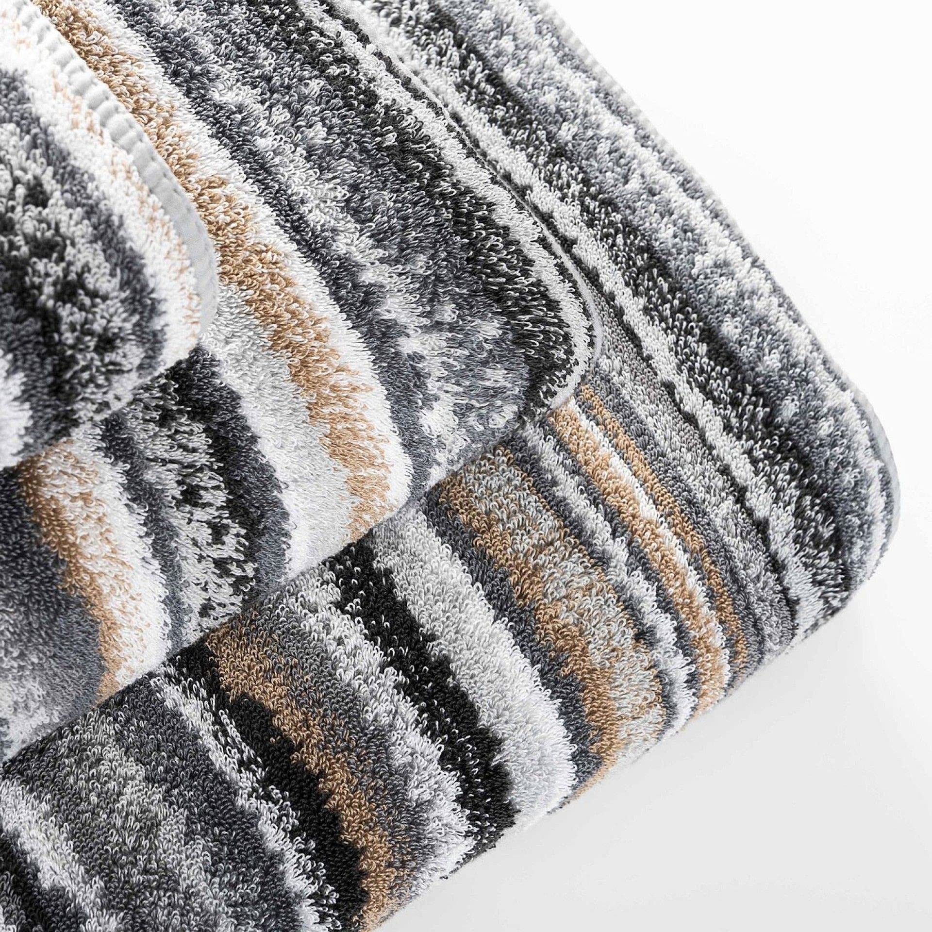 Graccioza Venice Bath Towel (28'' X 55'') - Grey - Made In Portugal, 600-Gsm, Combed Cotton