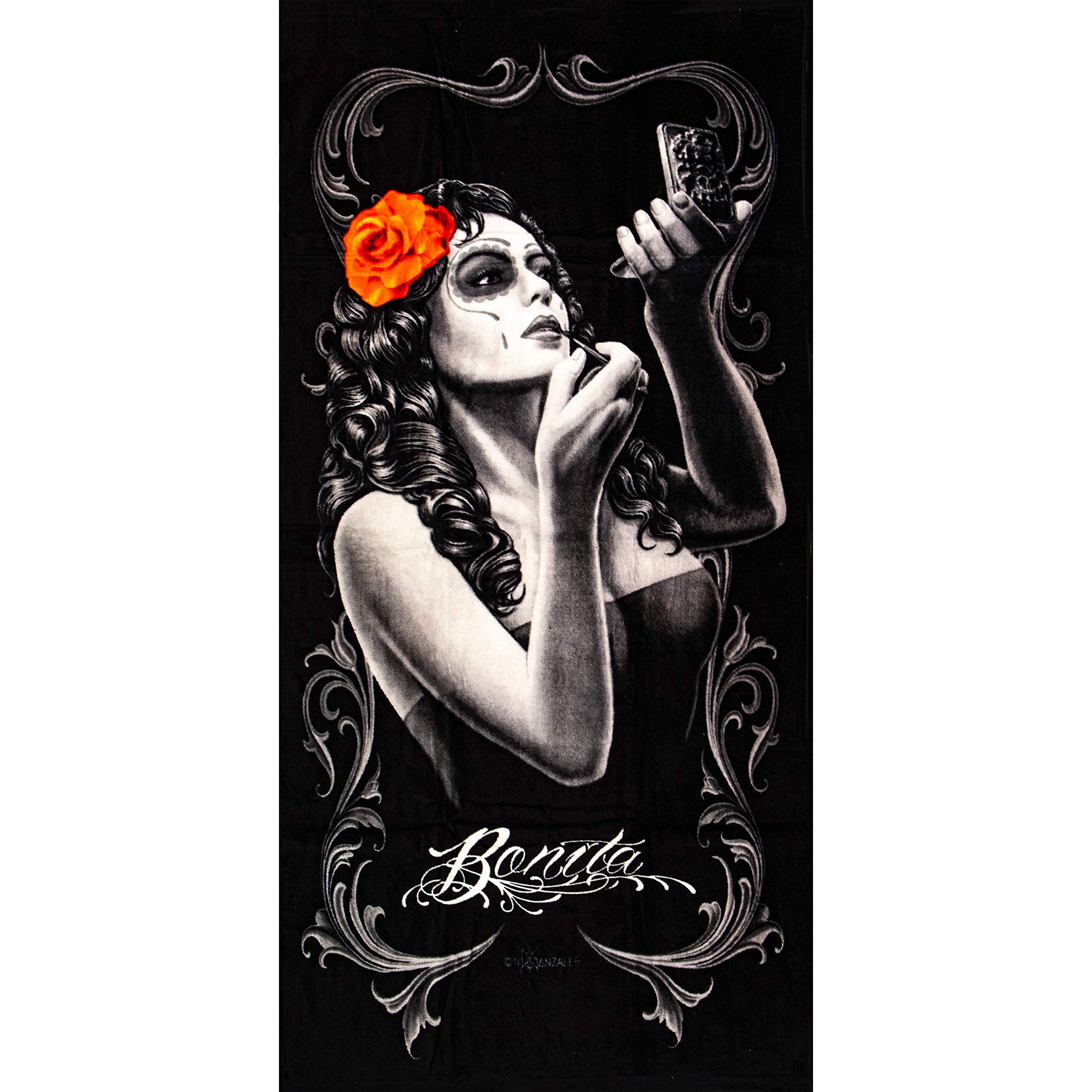 Jpi Beach Towel - Bonita - Oversized 60 X 30 - For Pool, Bath, Yoga, Gym, Travel, Camping, Beach Cart & Beach Chairs
