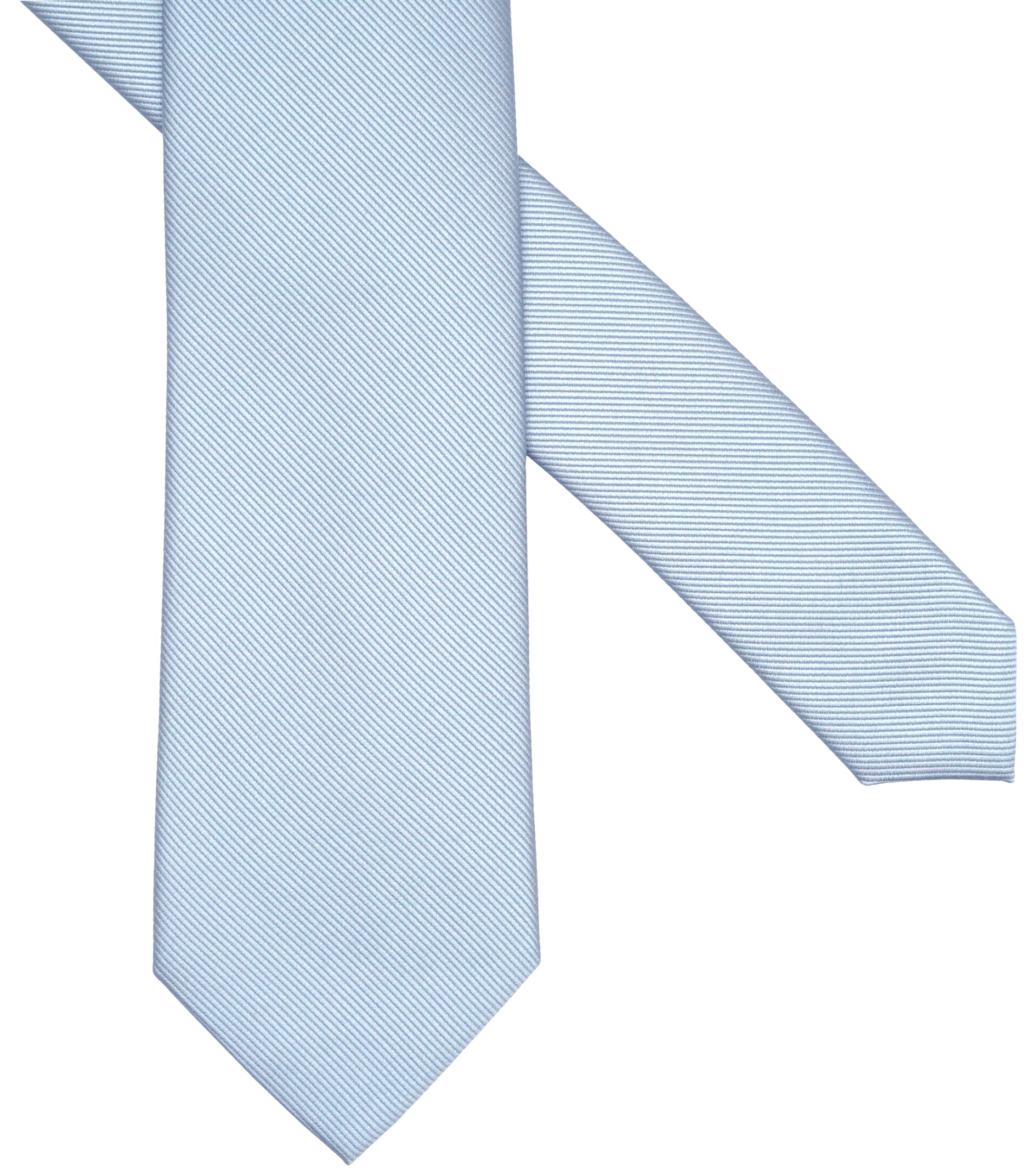 Zenxus Solid Skinny Ties For Men, 25 Inch Slim Dusty Blue Necktie