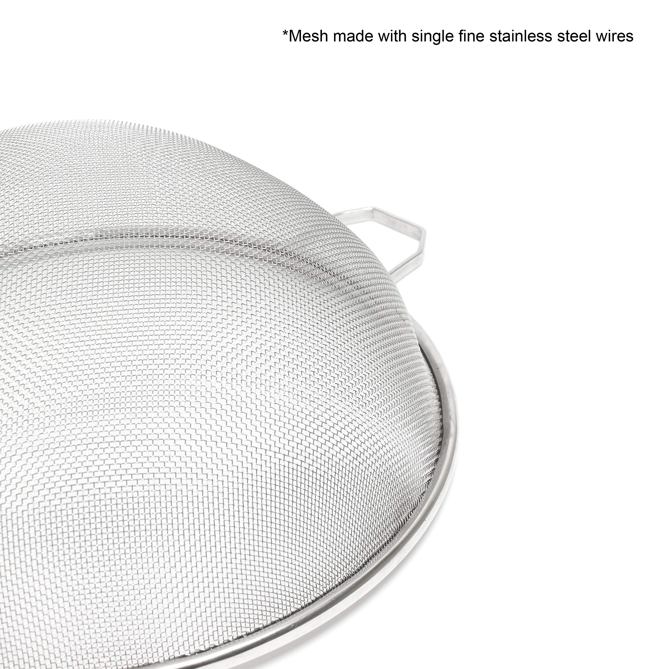 Thunder Group Single Mesh Strainer, 10-Inch