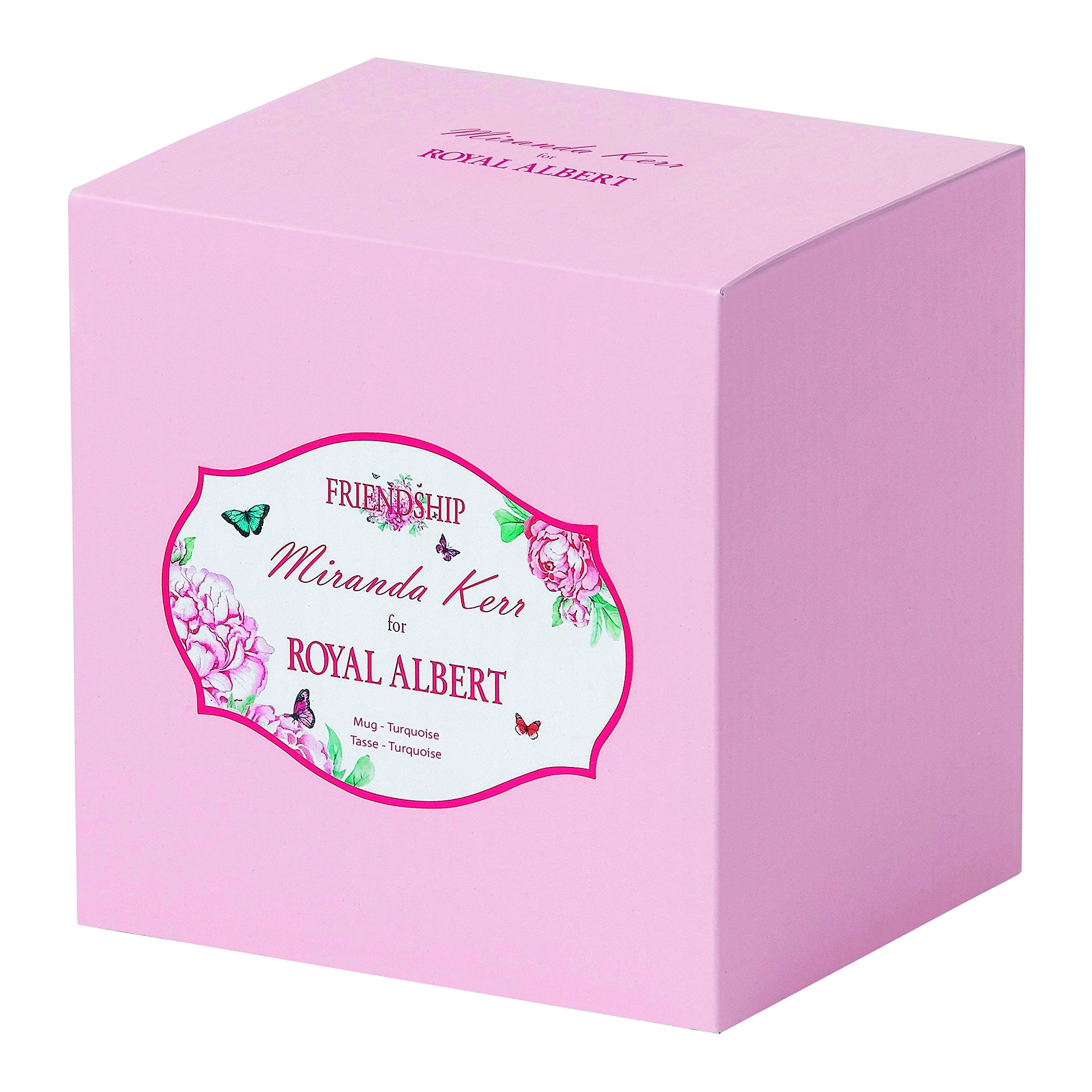 Miranda Kerr For Royal Albert Friendship Vintage Mug, Turquoise, 13.5 Oz