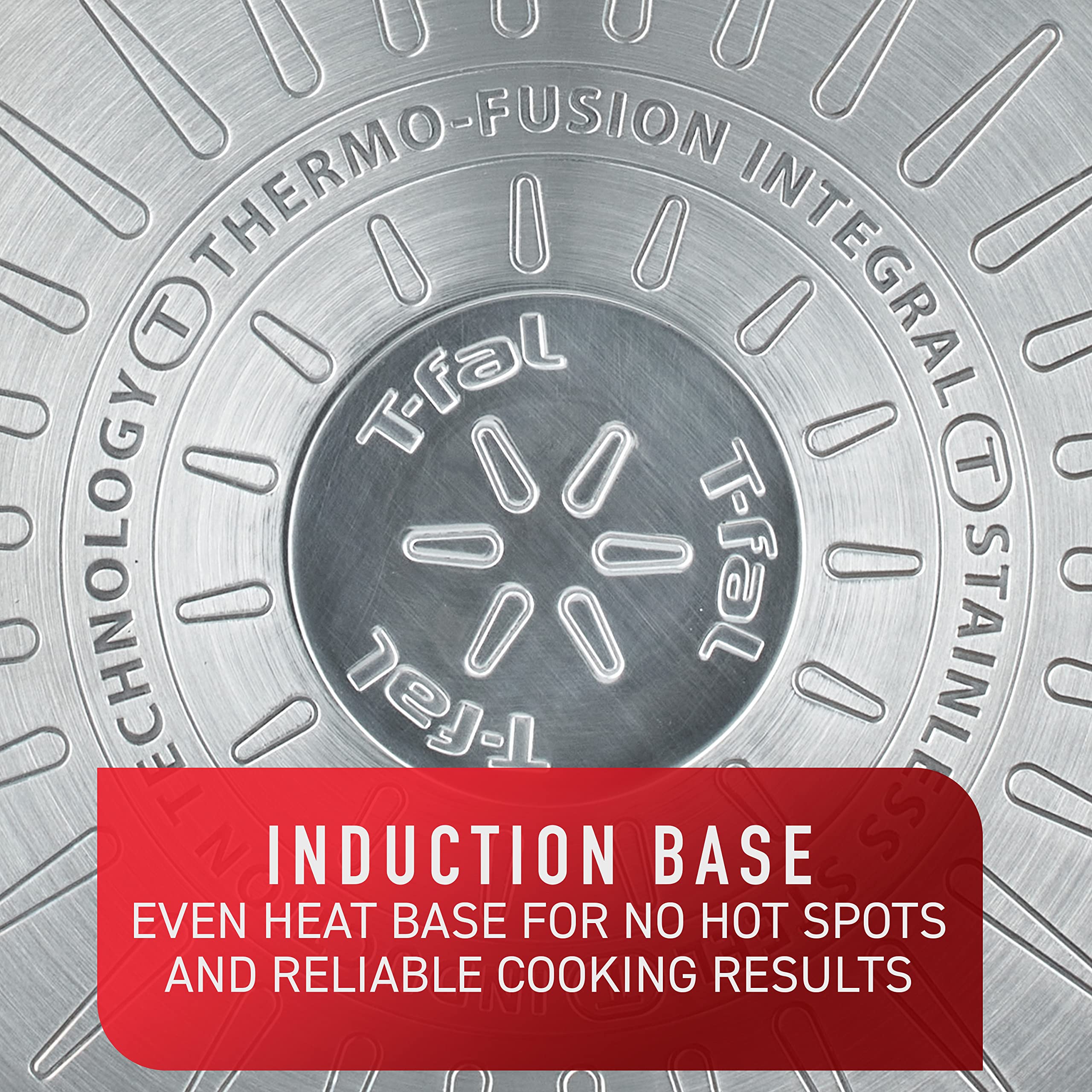 T-Fal 12-Inch Platinum Stainless Steel Fry Pan, Induction & Oven Safe, Dishwasher Safe, Silver, Model 32406067288