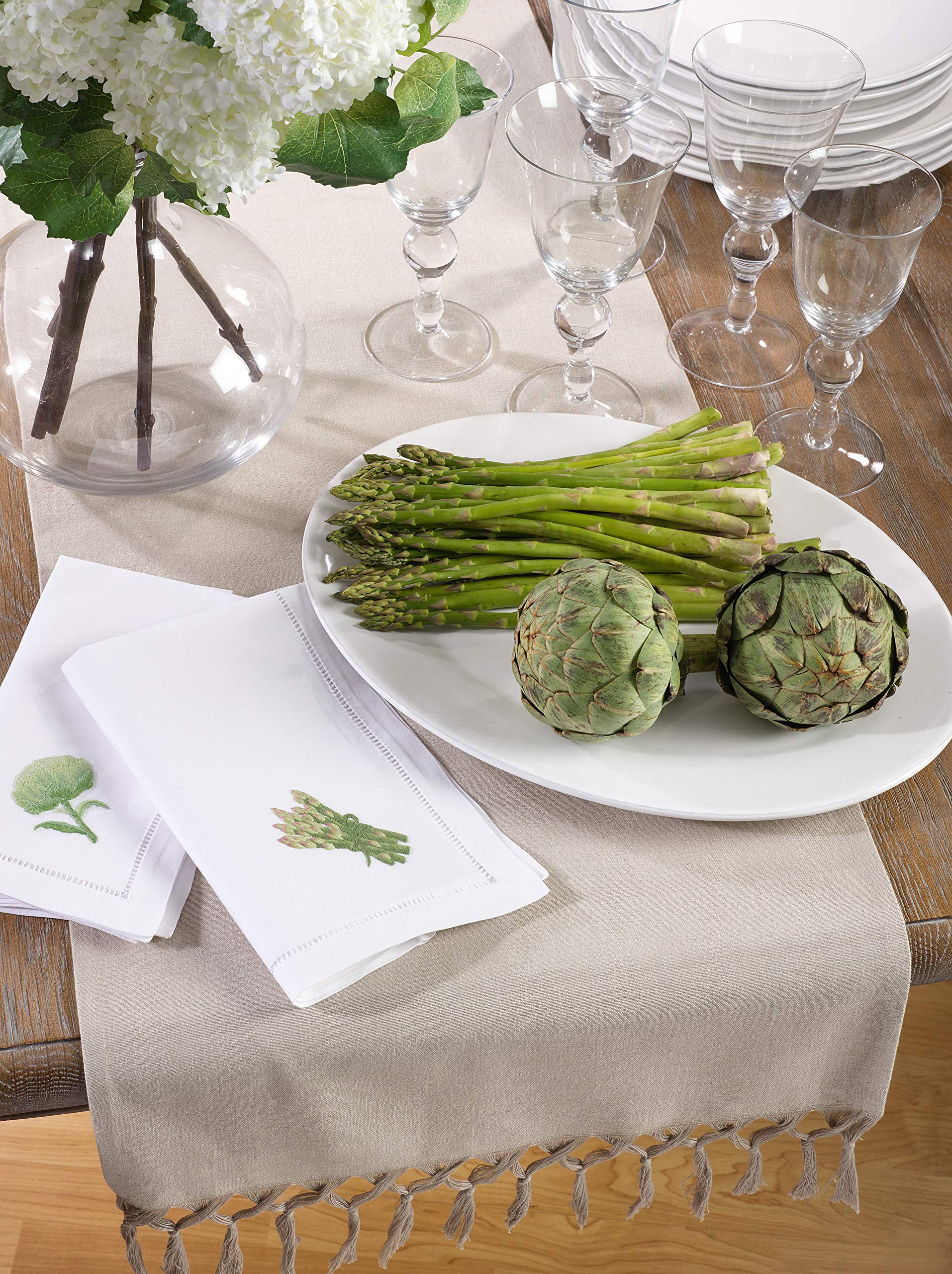 Knotted Tassel Table Runner