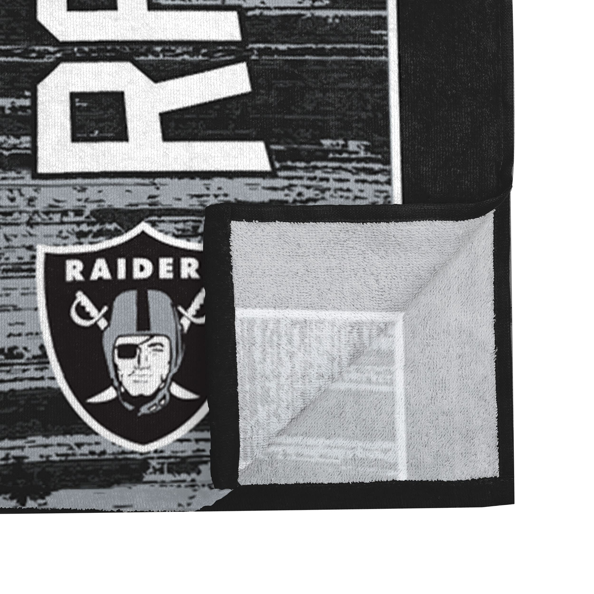 Foco Las Vegas Raiders Nfl Big Logo Beach Towel