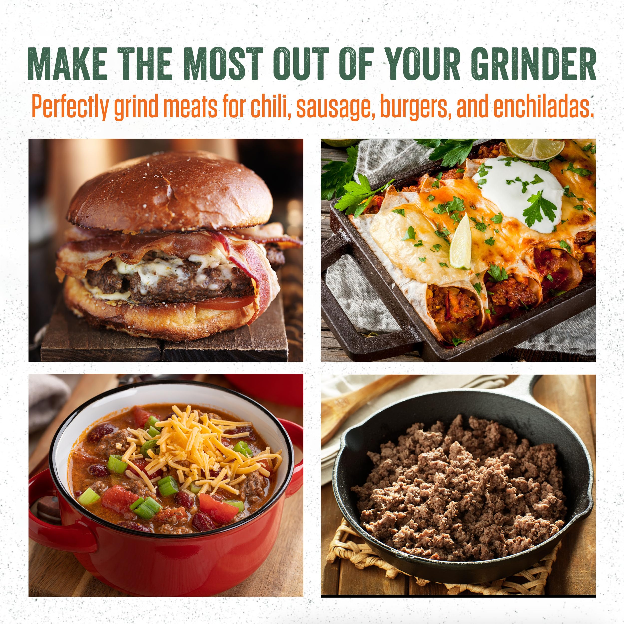 MEAT GRNDR CNTR TOP 575W (Pack of 1)