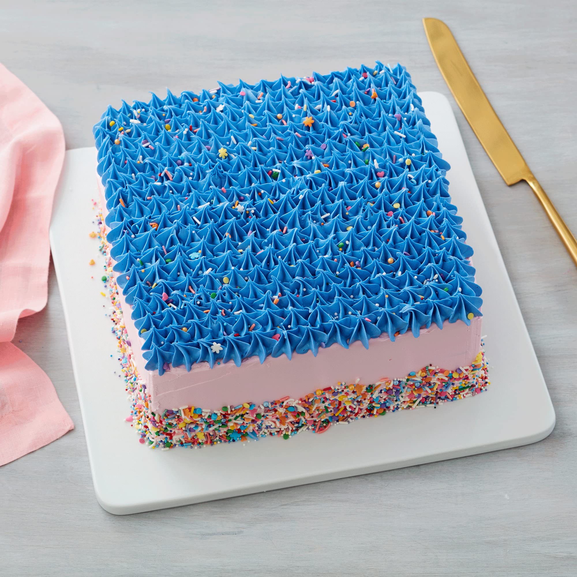 Wilton Performance Pans Aluminum Square Cake And Brownie Pan, 10-Inch