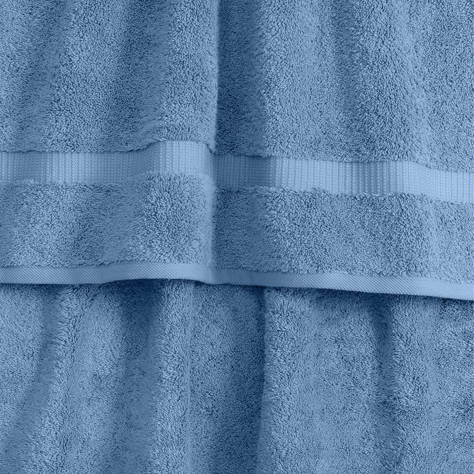 Salbakos - Luxury 6 Piece Towel Set, 100% Turkish Cotton, Quick Drying, Highly Absorbent & Comfy, Includes 2 Bath Towels, 2 Hand